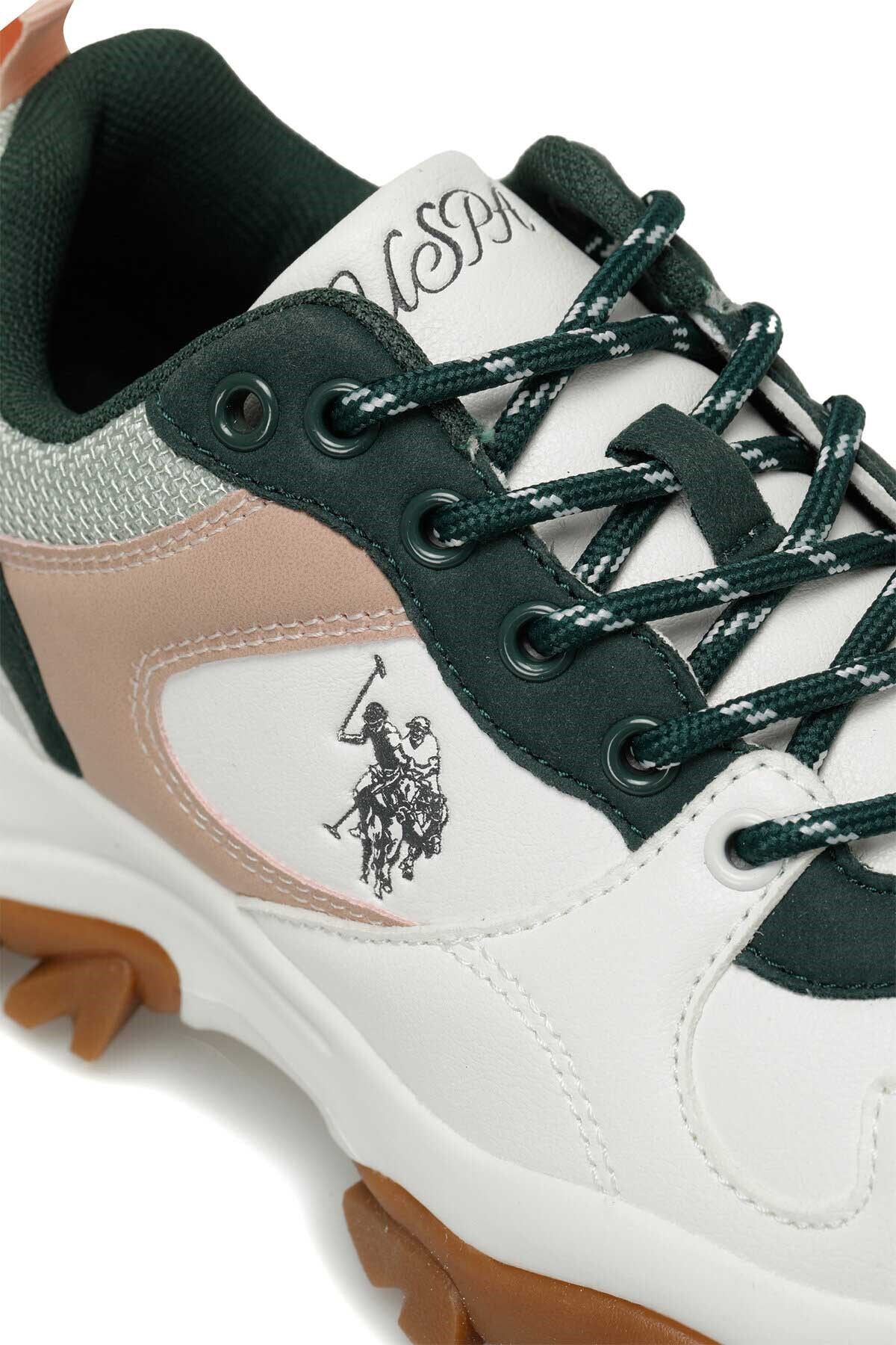 U.S. Polo Assn. Tracky 3PR 101416511 Beyaz Kadın Günlük Spor Ayakkabı / Beden : 38 / Cinsiyet : Unisex