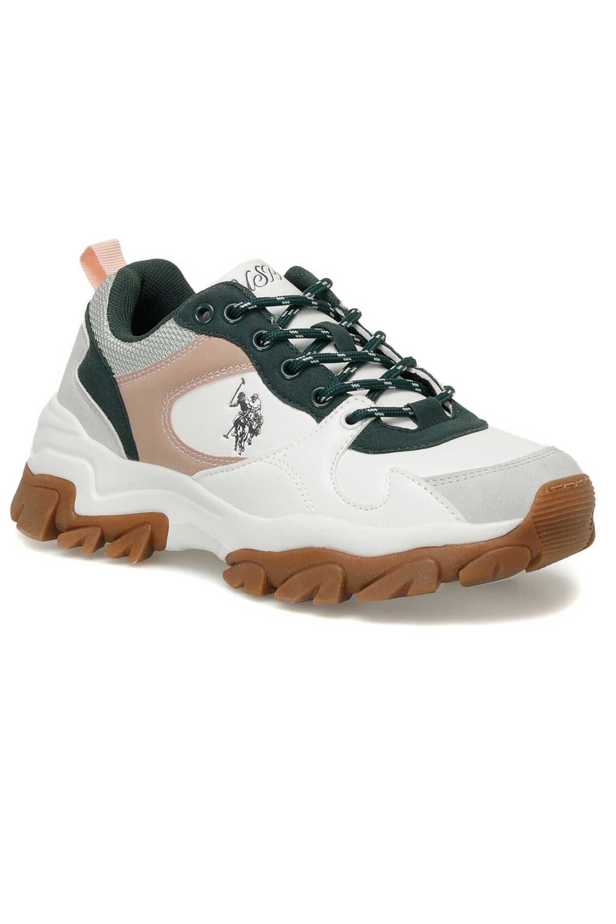 U.S. Polo Assn. Tracky 3PR 101416511 Beyaz Kadın Günlük Spor Ayakkabı / Beden : 38 / Cinsiyet : Unisex