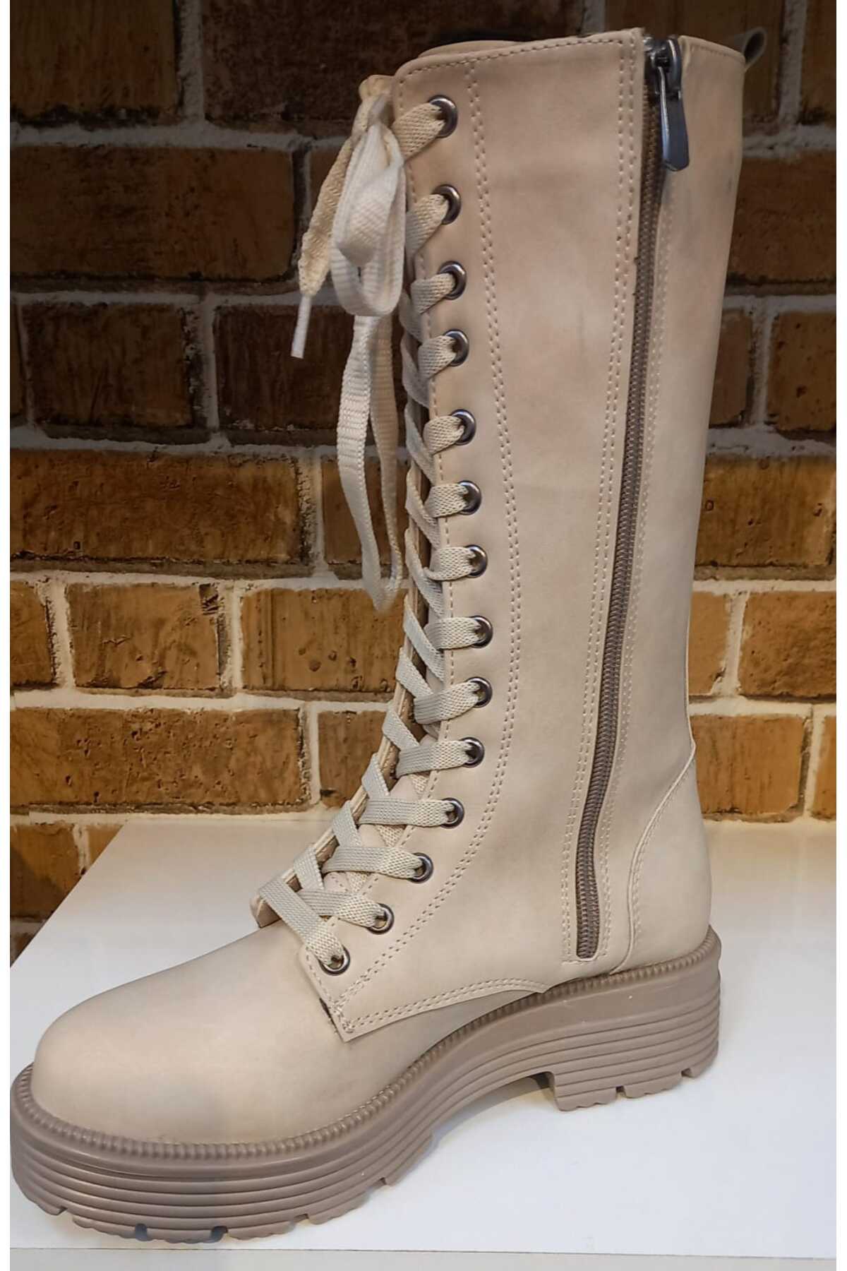 SHOES FERMUARLI ORTAPEDİK YARIM BOY DİZALTI KAYMAZ TABAN ÇİZME / Beden : 37 / Cinsiyet : Kadın / Kız