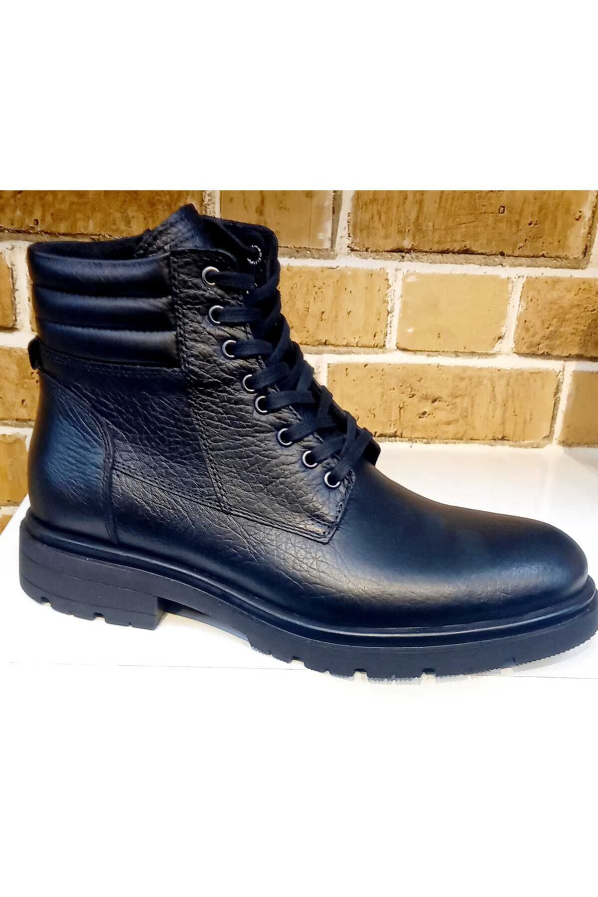 SHOES BİRİNCİ SINIF HAKİKİ DERİ FERMUARLI ORTOPEDİK TABAN TARZ BOTLAR / Beden : 41 / Cinsiyet : Erkek