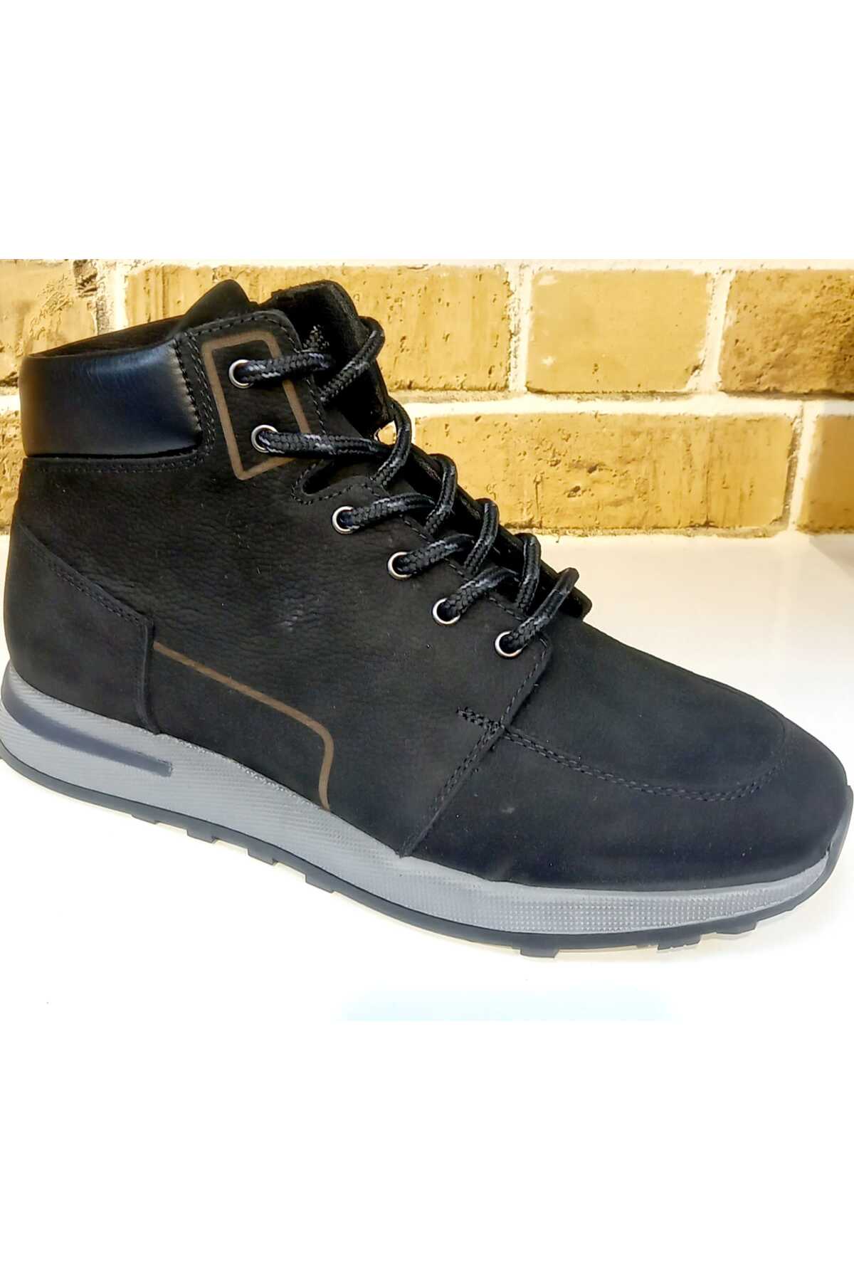 SHOES BİRİNCİ SINIF HAKİKİ DERİ BAĞCIKLI ORTOPEDİK TABAN SPOR TARZ BOTLAR / Beden : 41 / Cinsiyet : Erkek