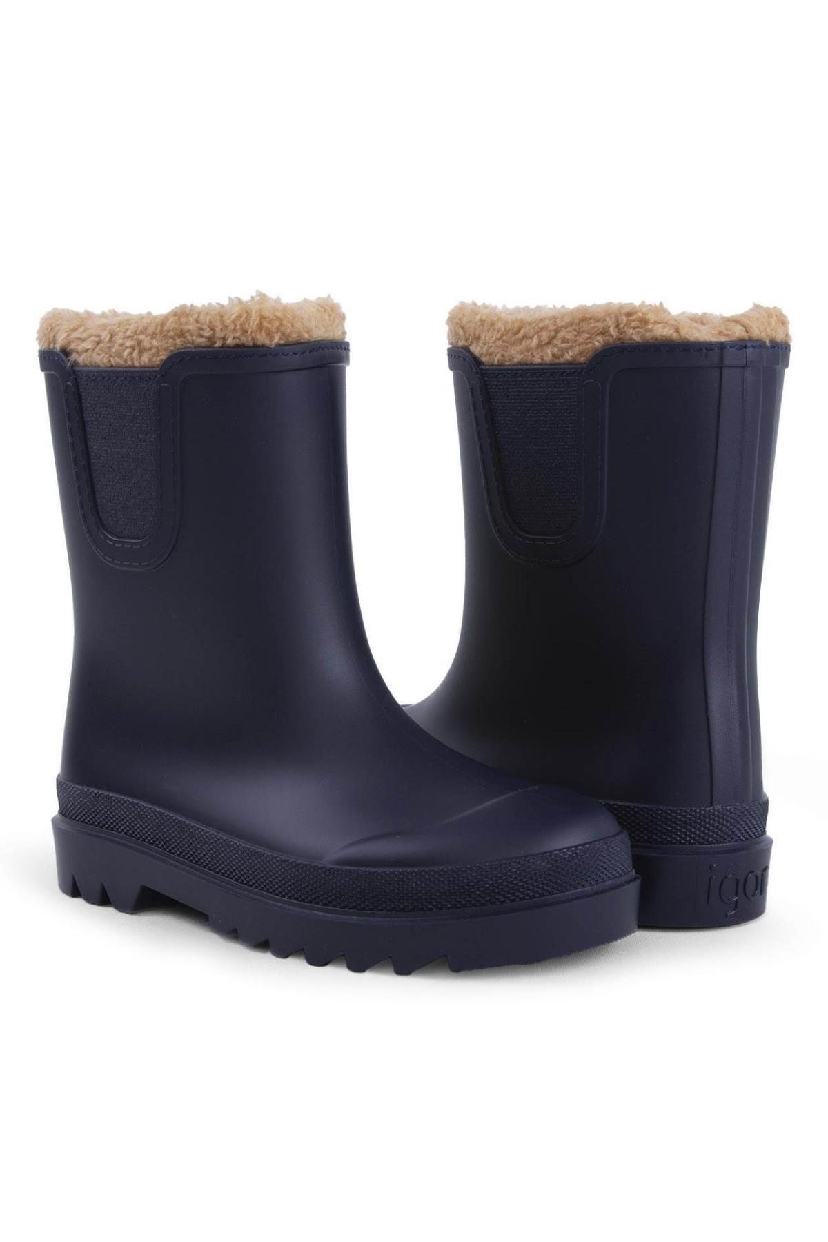 W10290K Tokio Borreguito Yağmur Lacivert Çocuk Çizme / Beden : 24 / Cinsiyet : Unisex