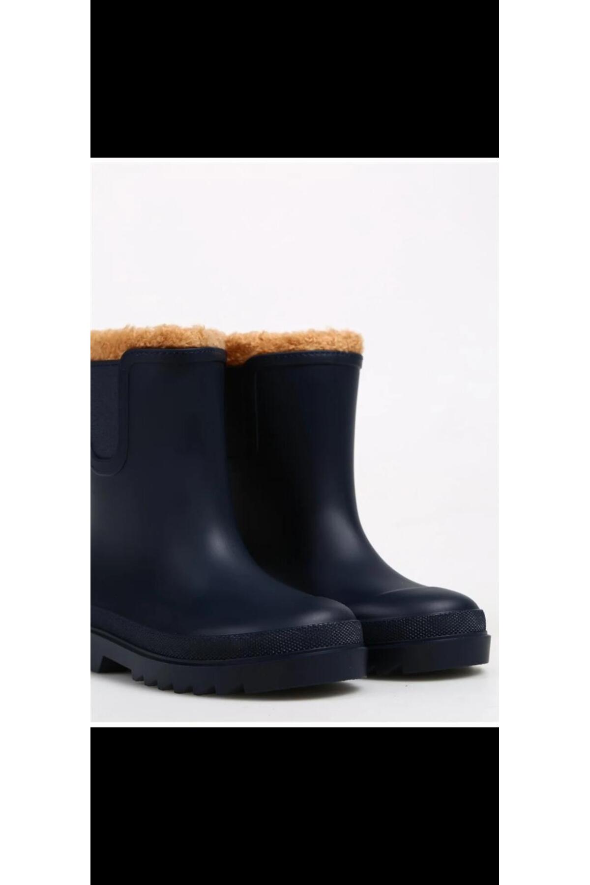 W10290 -003TOKIO BORREGUITO LACİVERT KIŞLIK ÇOCUK ÇİZME BOT / Beden : 32 / Cinsiyet : Unisex