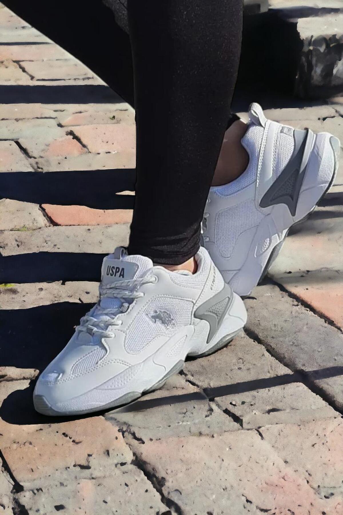 Us Polo ASSN Maybe Wmn Beyaz Kadın Spor Ayakkabı / Beden : 36 / Cinsiyet : Kadın / Kız