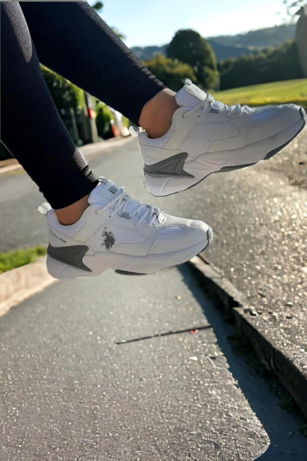 Us Polo ASSN Maybe Wmn Beyaz Kadın Spor Ayakkabı / Beden : 39 / Cinsiyet : Kadın / Kız