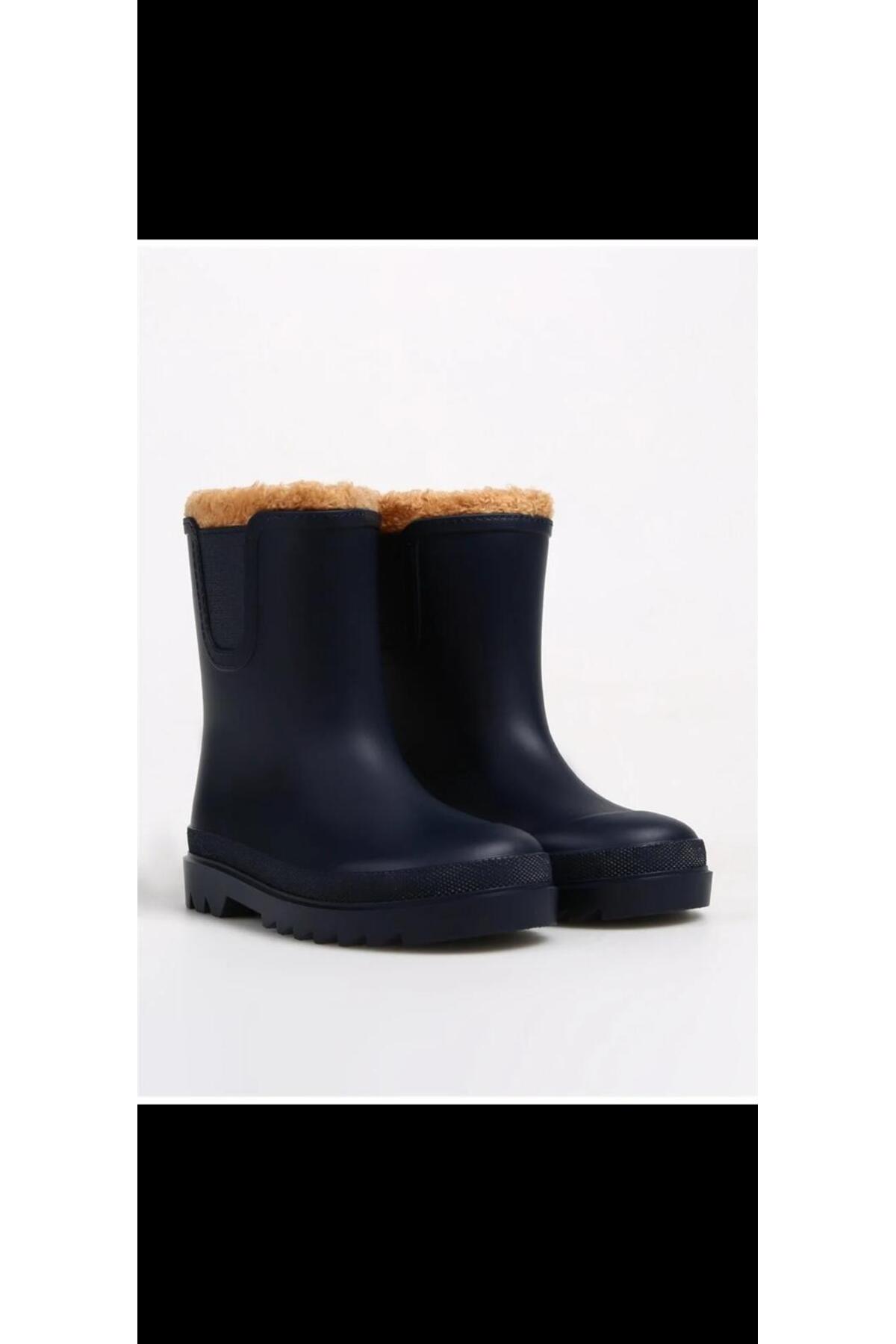 W10290 -003TOKIO BORREGUITO LACİVERT KIŞLIK ÇOCUK ÇİZME BOT / Beden : 24 / Cinsiyet : Unisex