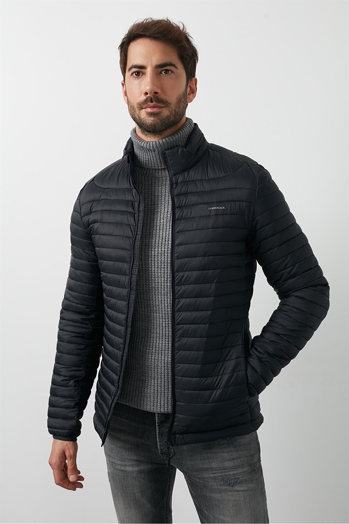 Perry Coat B4 Erkek Mont Rs100438123sıyah / Beden : M / Cinsiyet : Erkek