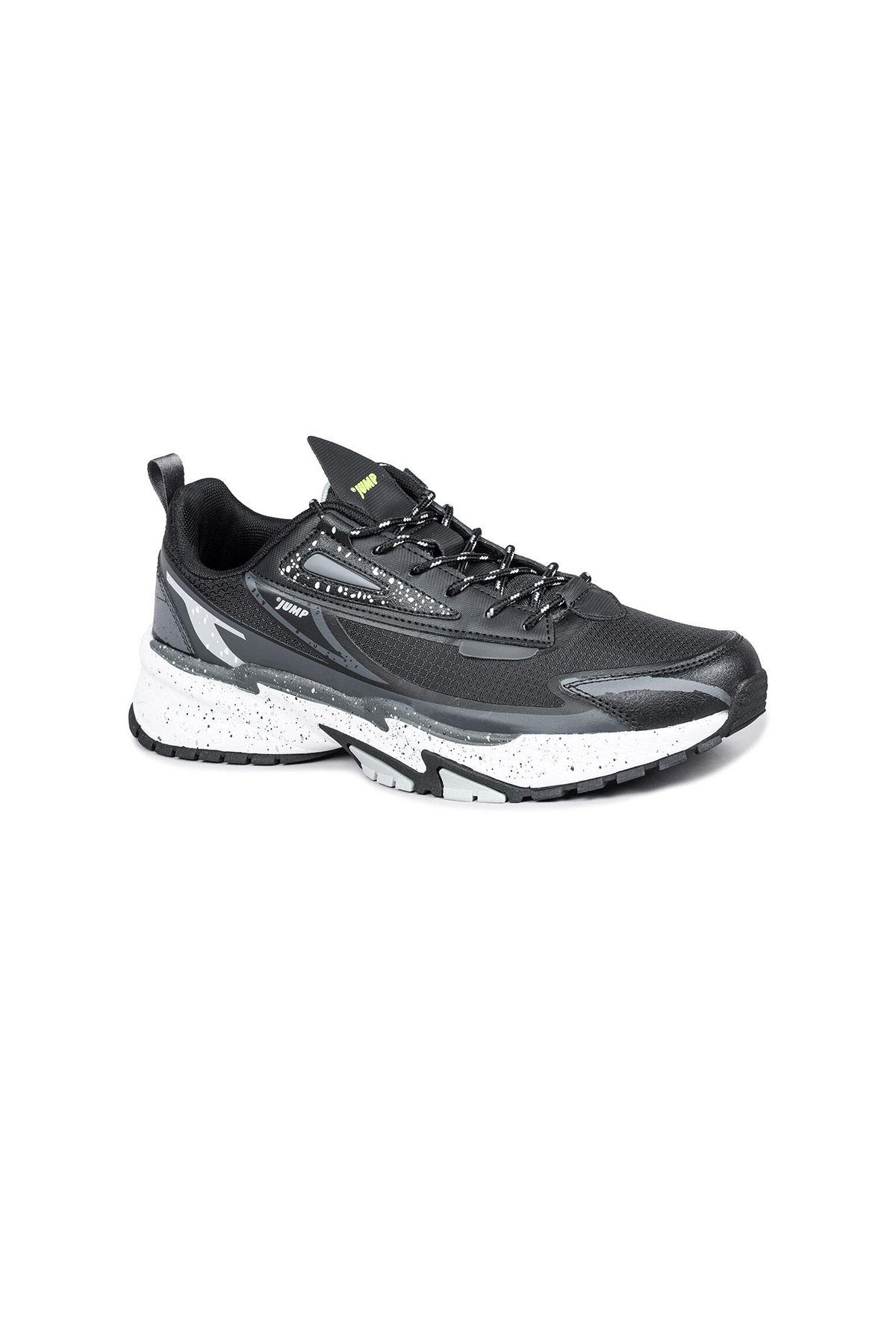 Erkek Spor Ayakkabı 29726M BLACK/DK GREY/NEON GREEN / Beden : 42 / Cinsiyet : Erkek