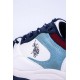 US. POLO ASSN. TRACKY BEYAZ LACİVERT KADIN SPOR AYAKKABISI SNEAKER / Beden : 39 / Cinsiyet : Kadın / Kız