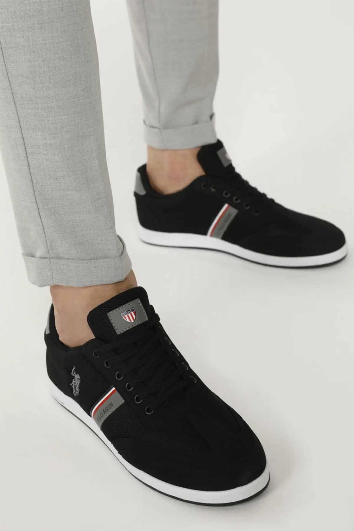 US Polo Kares Erkek Günlük Spor Ayakkabı 100910454-2Siyah / Beden : 40 / Cinsiyet : Kadın / Kız