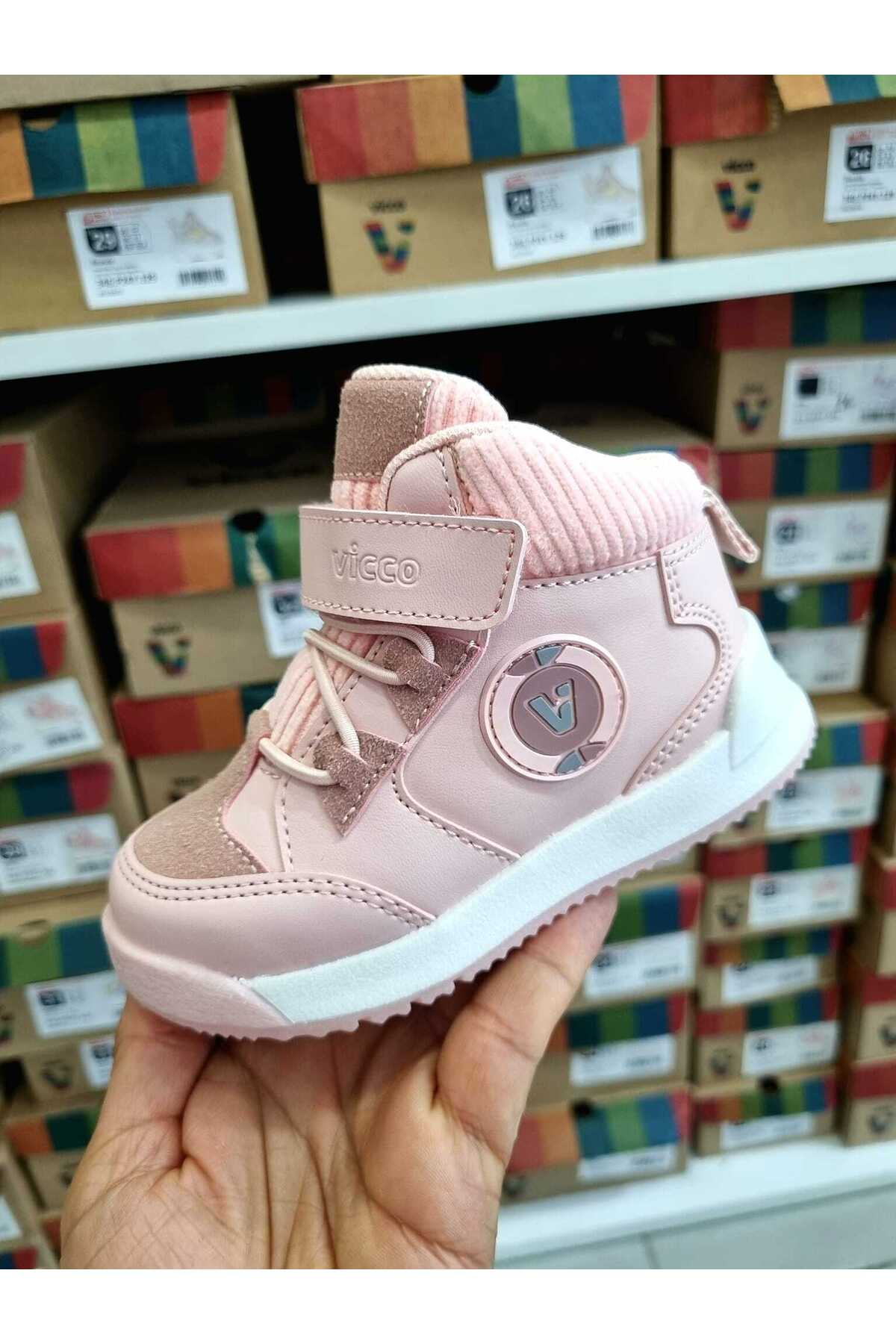 VİCCO HİPPİ PUDRA KIZ ÇOCUK BOT / Beden : 30 / Cinsiyet : Unisex