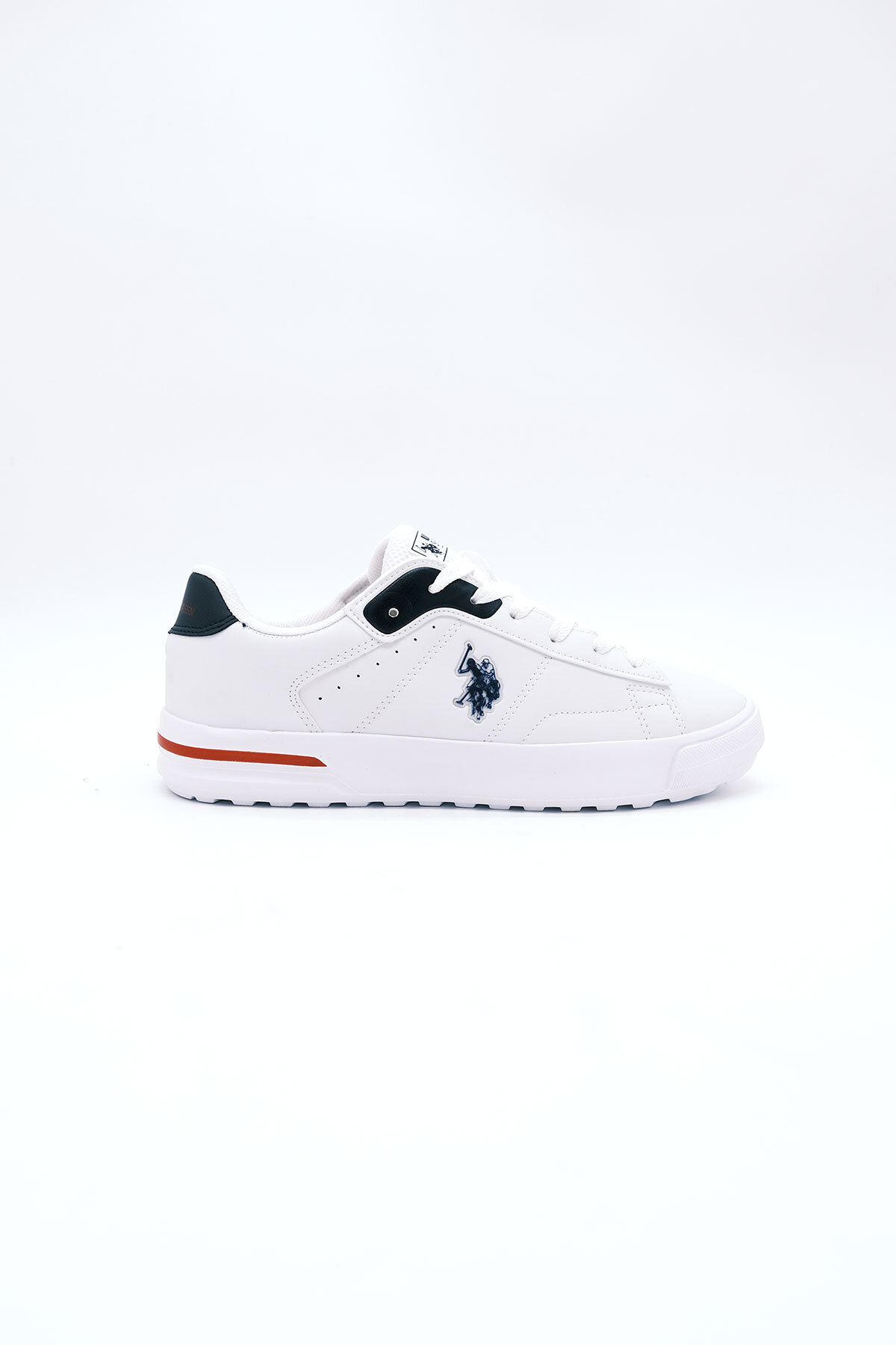 4W Mango 4Pr U.S. Polo Assn. Erkek Spor Ayakkabı A101812353 BEYAZ/LACİVERT / Beden : 44 / Cinsiyet : Erkek