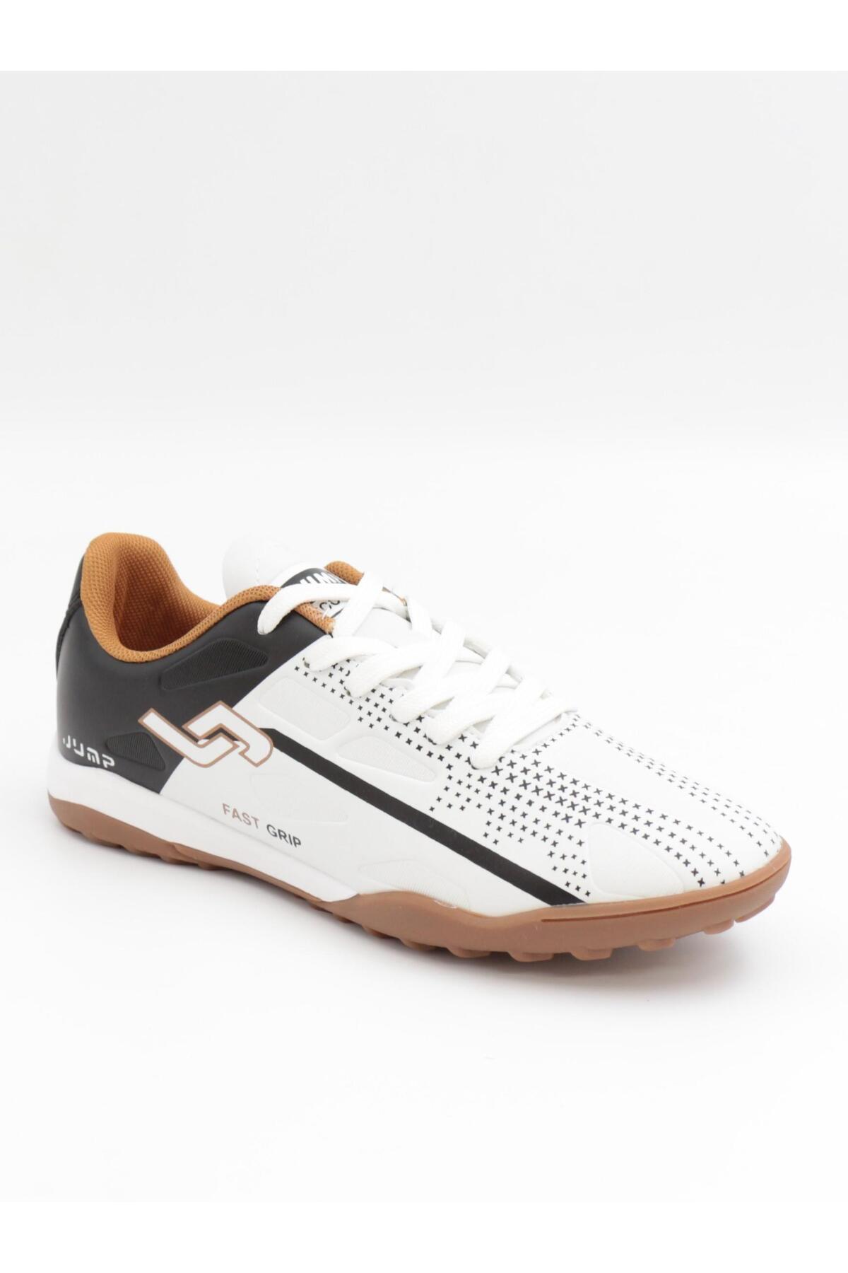 30548 Beyaz Siyah 40-45 Erkek Kauçuk Taban Halı Saha / Beden : 40 / Cinsiyet : Erkek