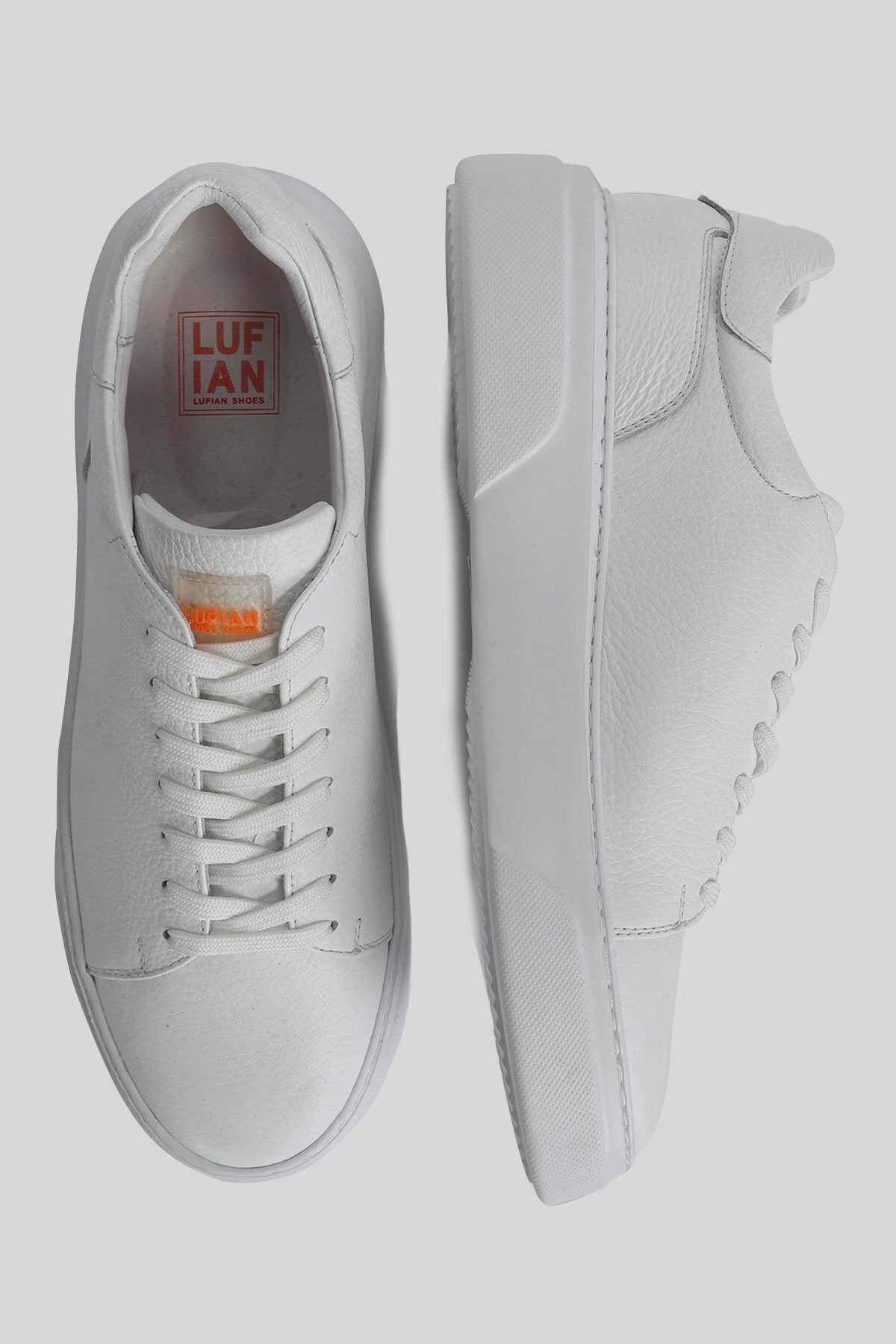 111230187 Tommy Casual Deri Erkek Sneaker Ayakkabı BEYAZ / Beden : 42 / Cinsiyet : Erkek