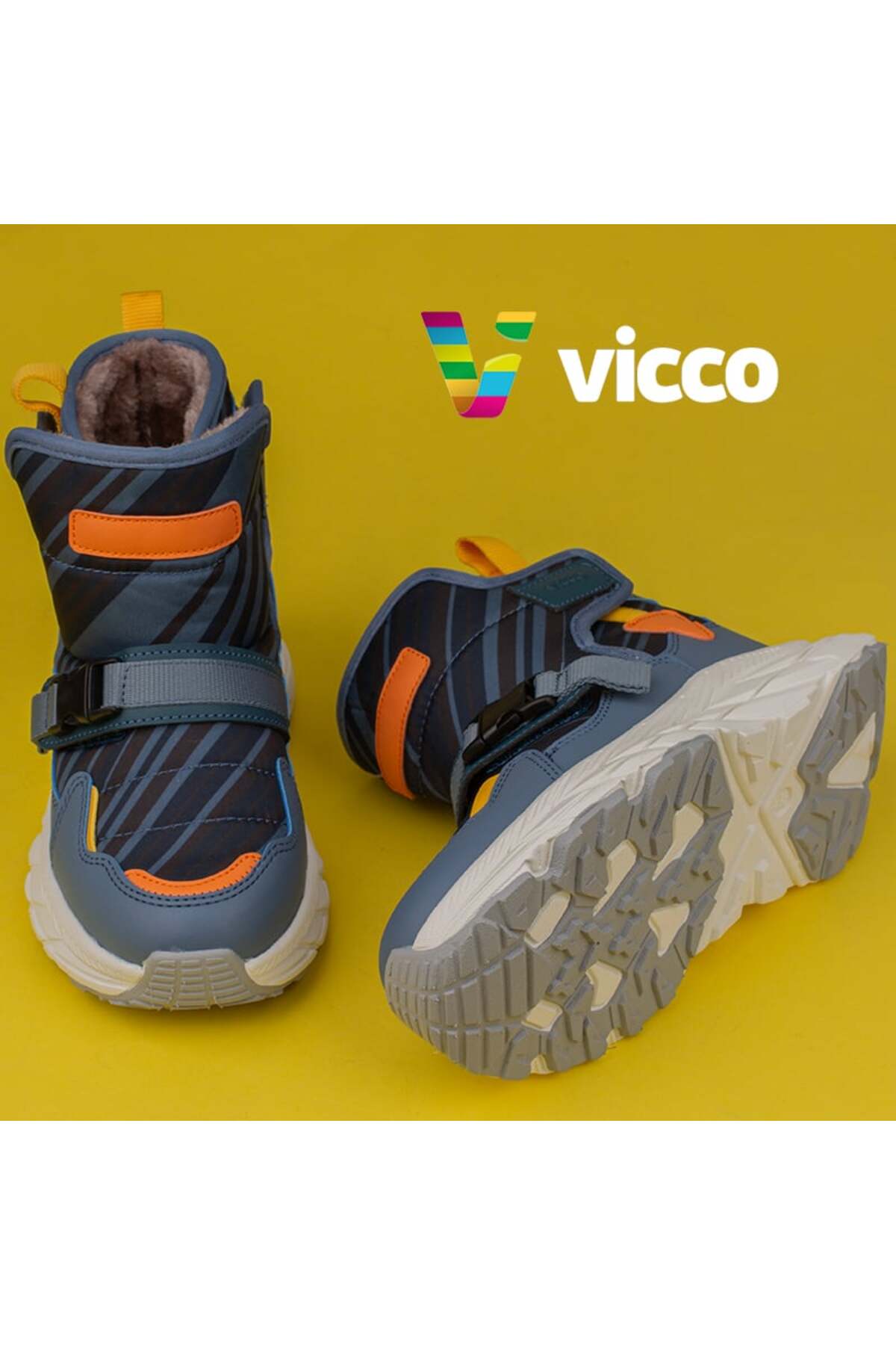 Mavi Karoo Unisex Çocuk Yünlü Ultra Hafif Kar Botu / Beden : 33 / Cinsiyet : Unisex