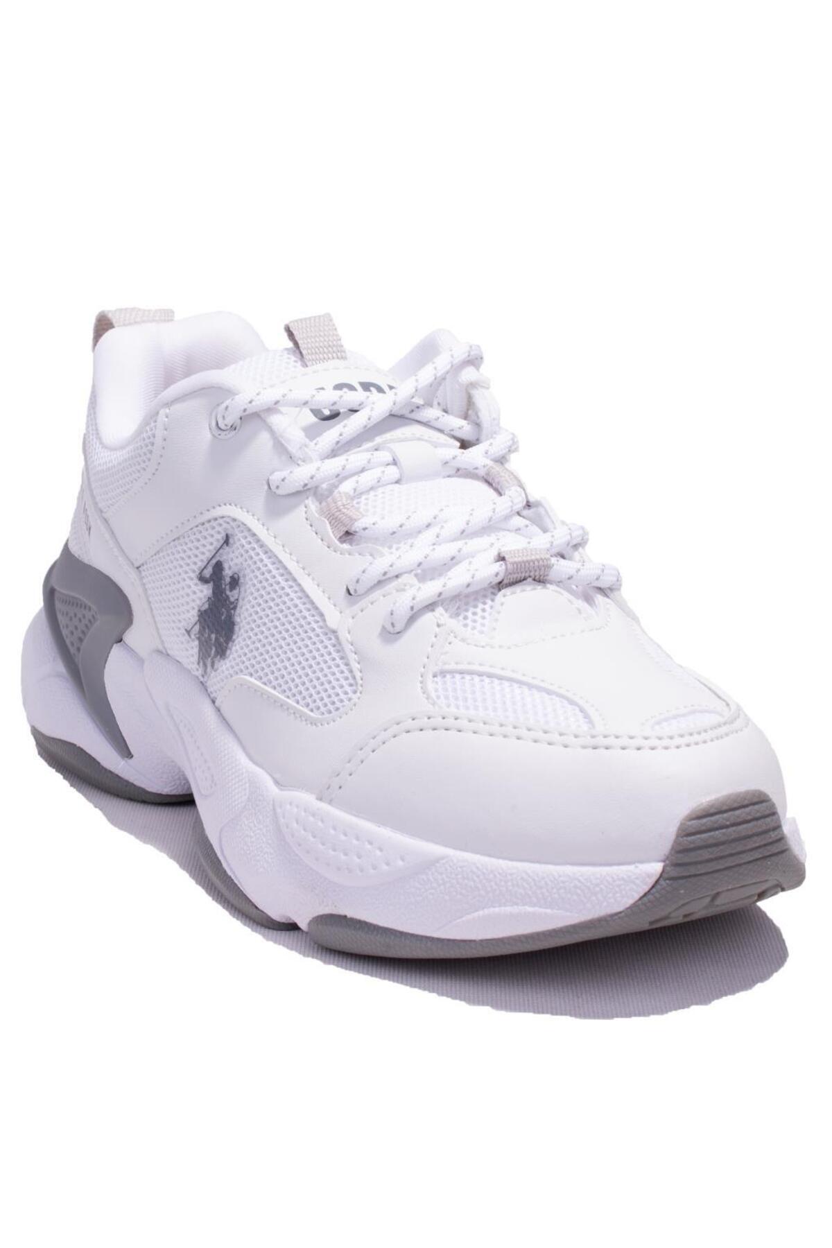 U.s Polo Assn  Maybe Beyaz Ortopedik Günlük Kadın Spor Ayakkabı Sneaker / Beden : 38 / Cinsiyet : Unisex