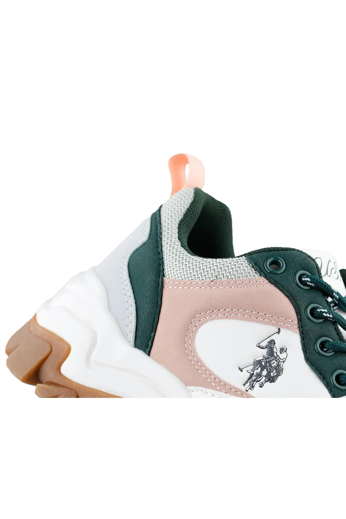 U.S. Polo Assn. TRACKY 5PR Beyaz Kadın Spor Ayakkabı BEYAZ YEŞİL / Beden : 36 / Cinsiyet : Kadın / Kız