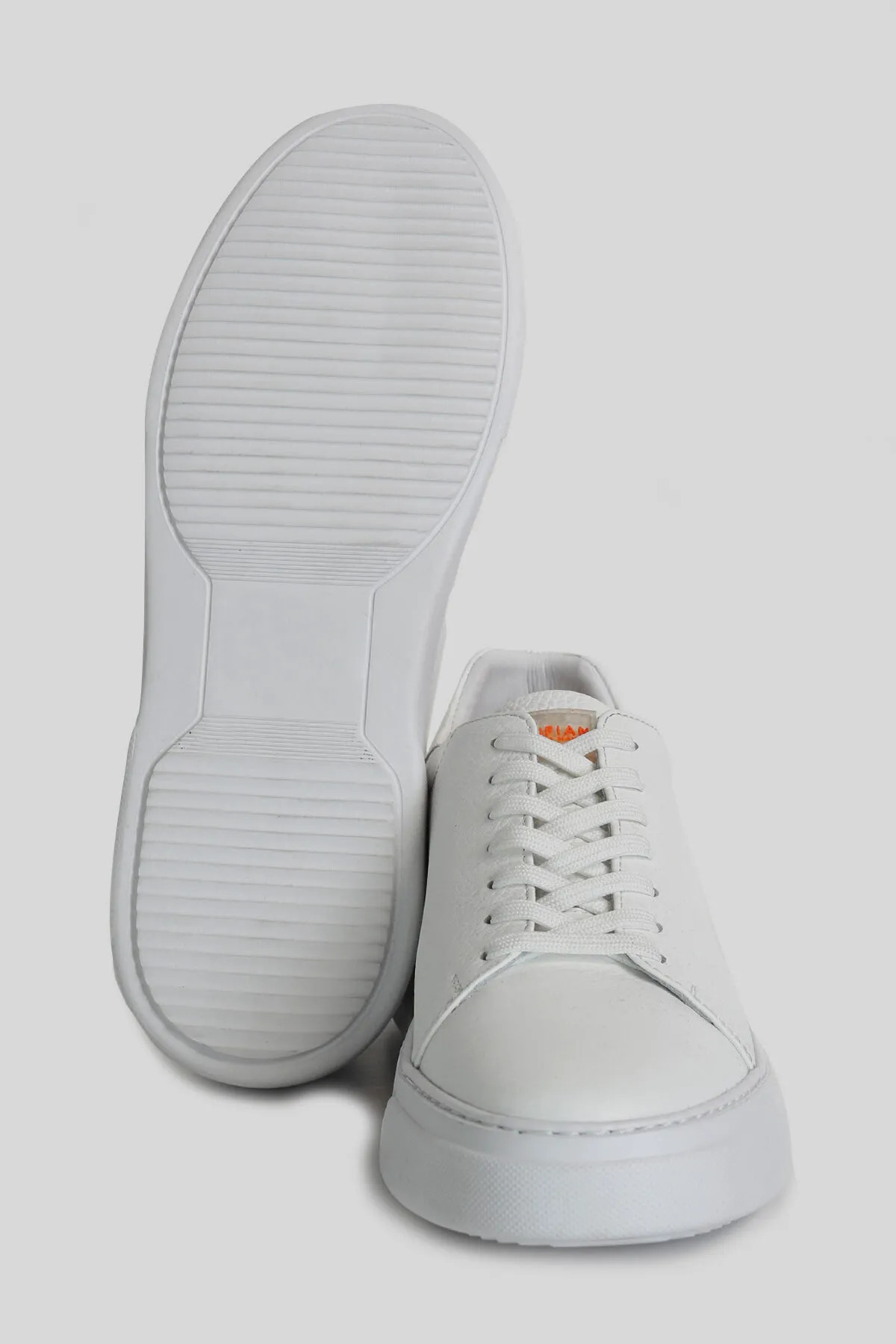 Tommy Erkek Deri Sneaker Ayakkabı BEYAZ / Beden : 44 / Cinsiyet : Erkek