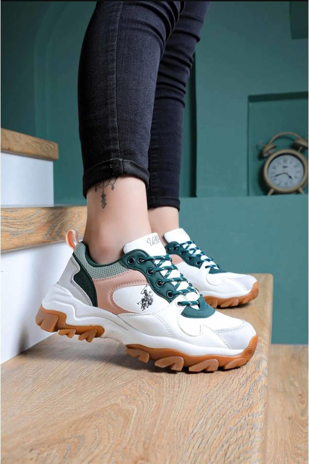 US Polo TRACKY B-3 Kadın Günlük Spor Ayakkabı 100551452-3BEYAZ / Beden : 40 / Cinsiyet : Kadın / Kız