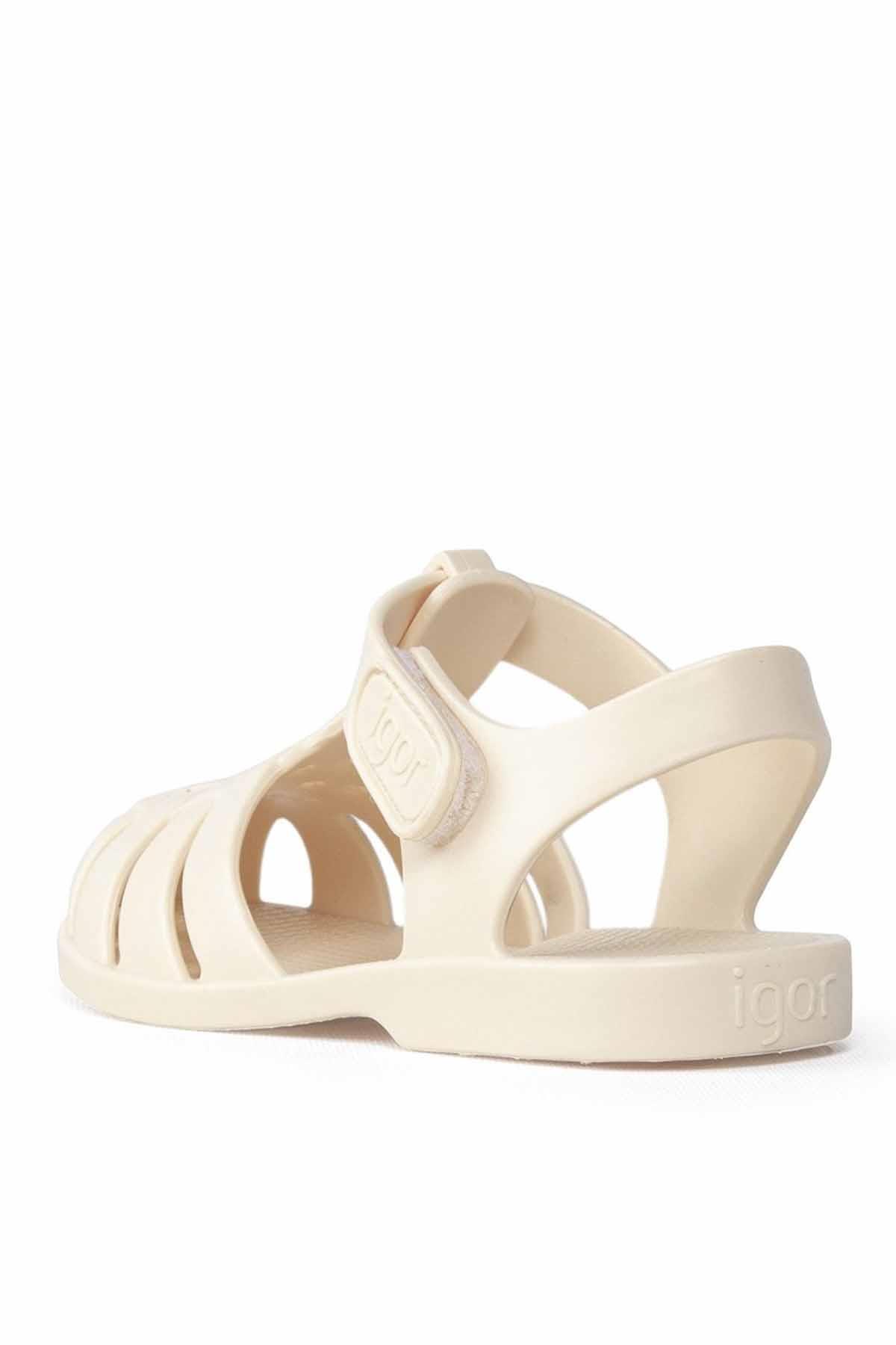 Clasica Velcro Çocuk Sandalet Ayakkabı S10288-079Marfil / Beden : 30 / Cinsiyet : Unisex
