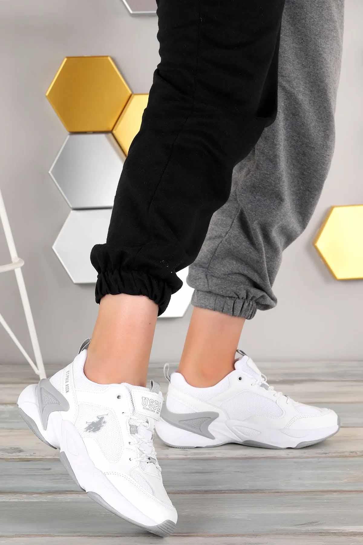 US Polo Maybe B-7 Kadın Günlük Spor Ayakkabı 100605072-7Beyaz / Beden : 40 / Cinsiyet : Kadın / Kız