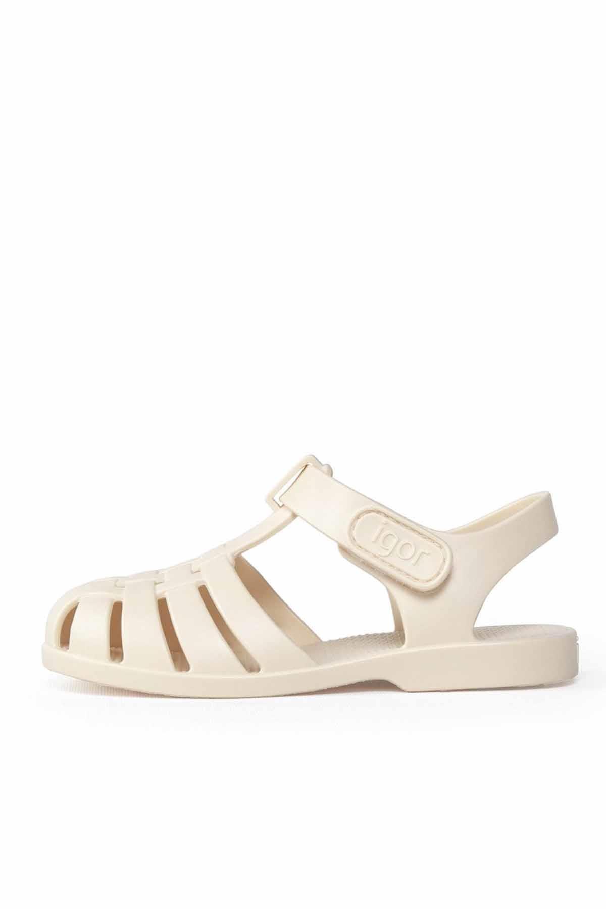 Clasica Velcro Çocuk Sandalet Ayakkabı S10288-079Marfil / Beden : 30 / Cinsiyet : Unisex