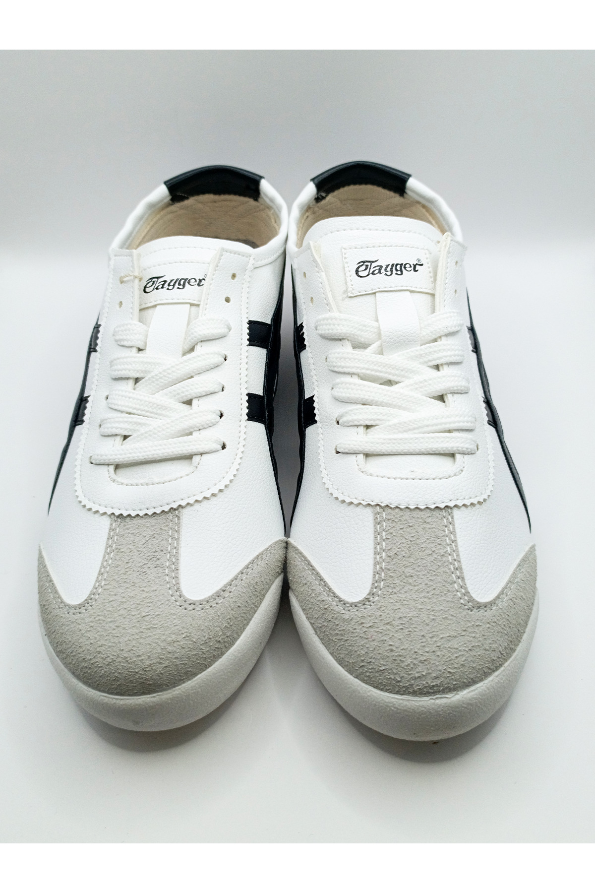 Günlük UNISEX Konforlu Rahat BEYAZ SİYAH SNEAKER AYAKKABI / Beden : 45 / Cinsiyet : Unisex