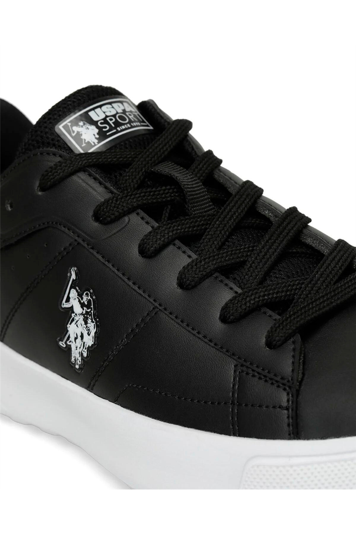 U.s. Polo Assn. Mango 4Fx Erkek Siyah-Beyaz Sneaker Ayakkabı / Beden : 42 / Cinsiyet : Erkek