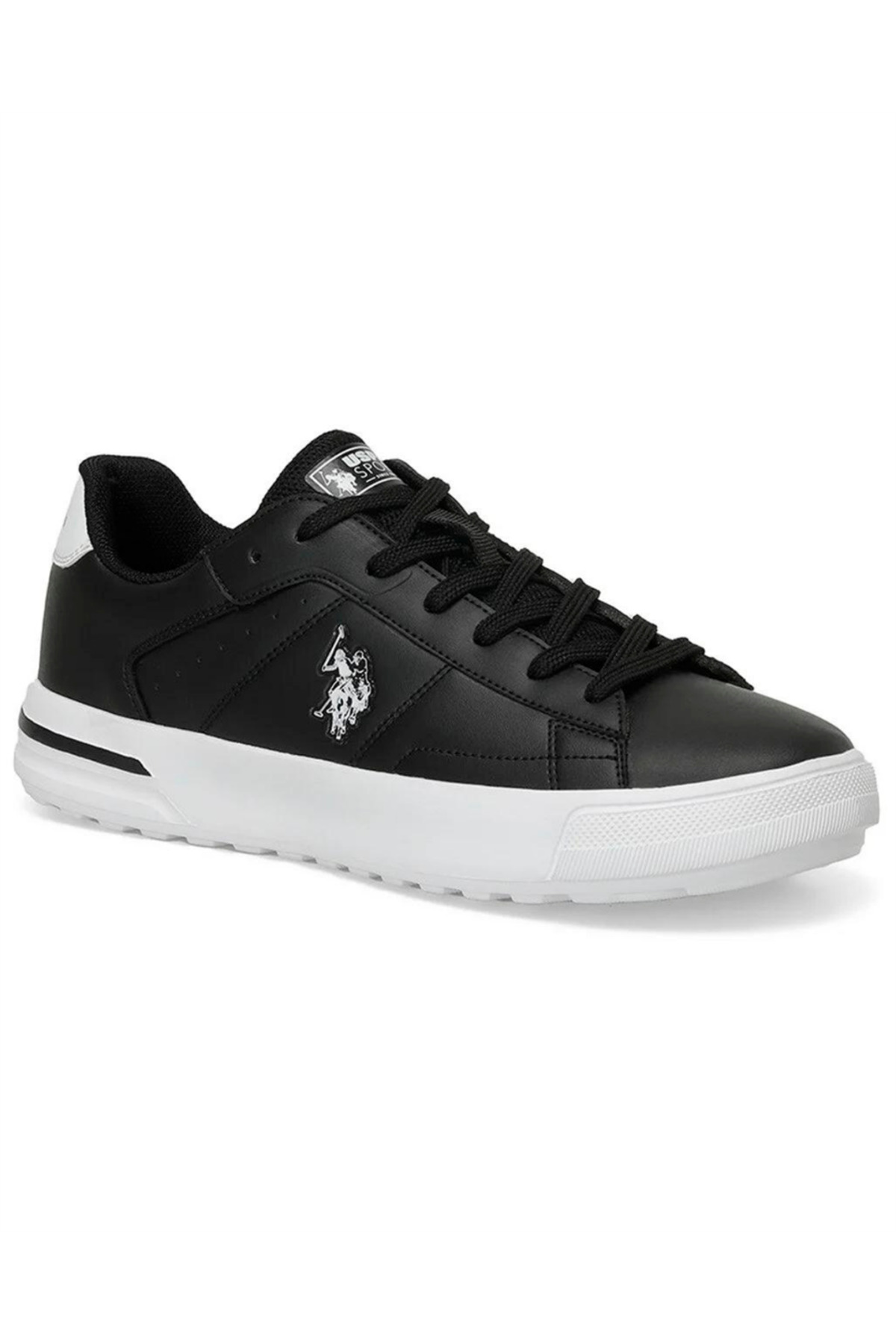 U.s. Polo Assn. Mango 4Fx Erkek Siyah-Beyaz Sneaker Ayakkabı / Beden : 42 / Cinsiyet : Erkek