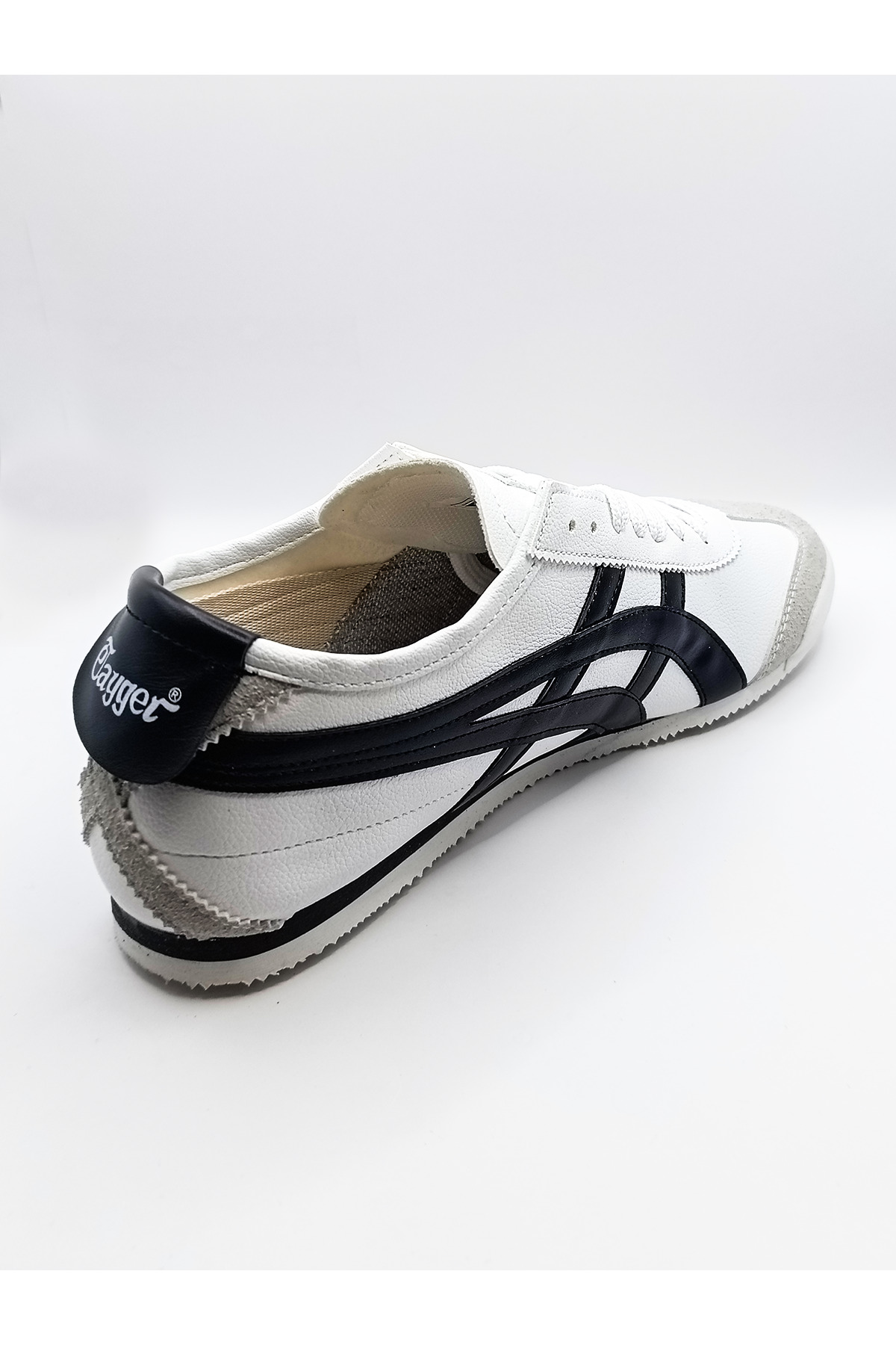 Günlük UNISEX Konforlu Rahat BEYAZ SİYAH SNEAKER AYAKKABI / Beden : 44 / Cinsiyet : Unisex