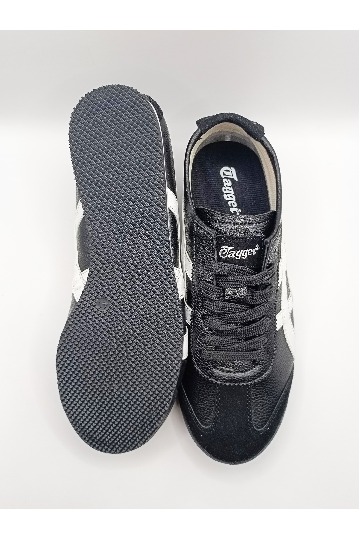 Günlük ERKEK Konforlu Rahat SİYAH BEYAZ SNEAKER AYAKKABI / Beden : 39 / Cinsiyet : Erkek