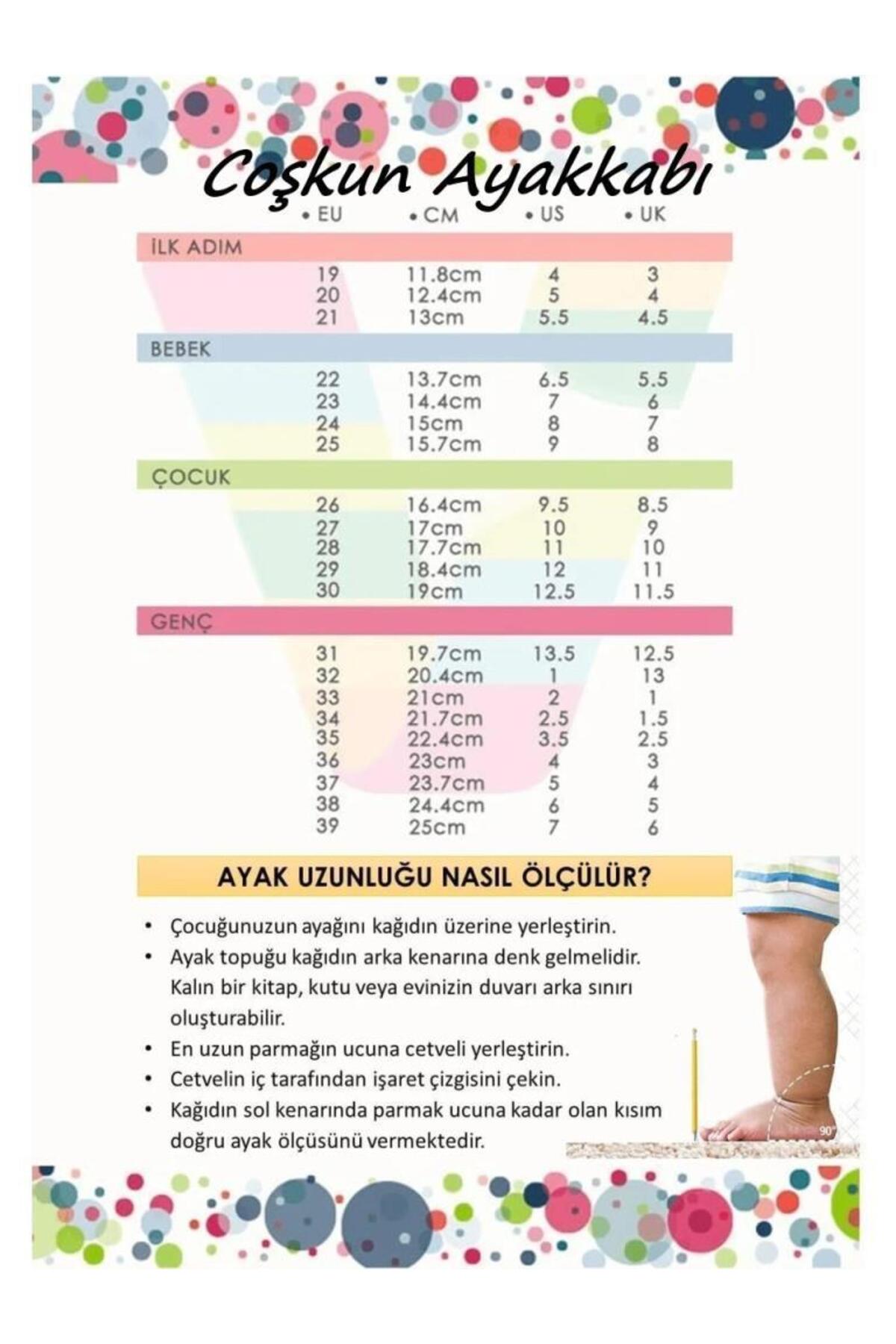 Anka II İlk Adım Günlük Ortopedik Ayakkabı / Beden : 19 / Cinsiyet : Unisex