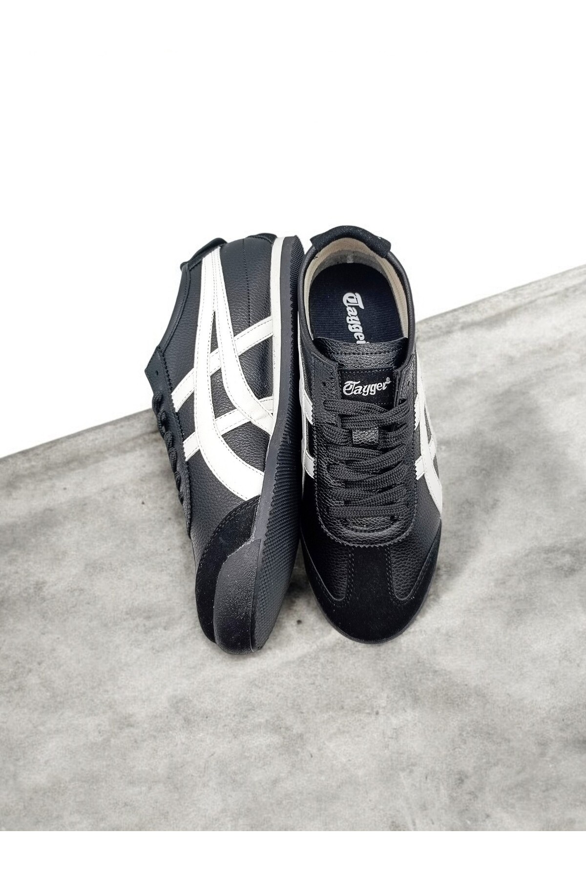 Günlük ERKEK Konforlu Rahat SİYAH BEYAZ SNEAKER AYAKKABI / Beden : 40 / Cinsiyet : Erkek