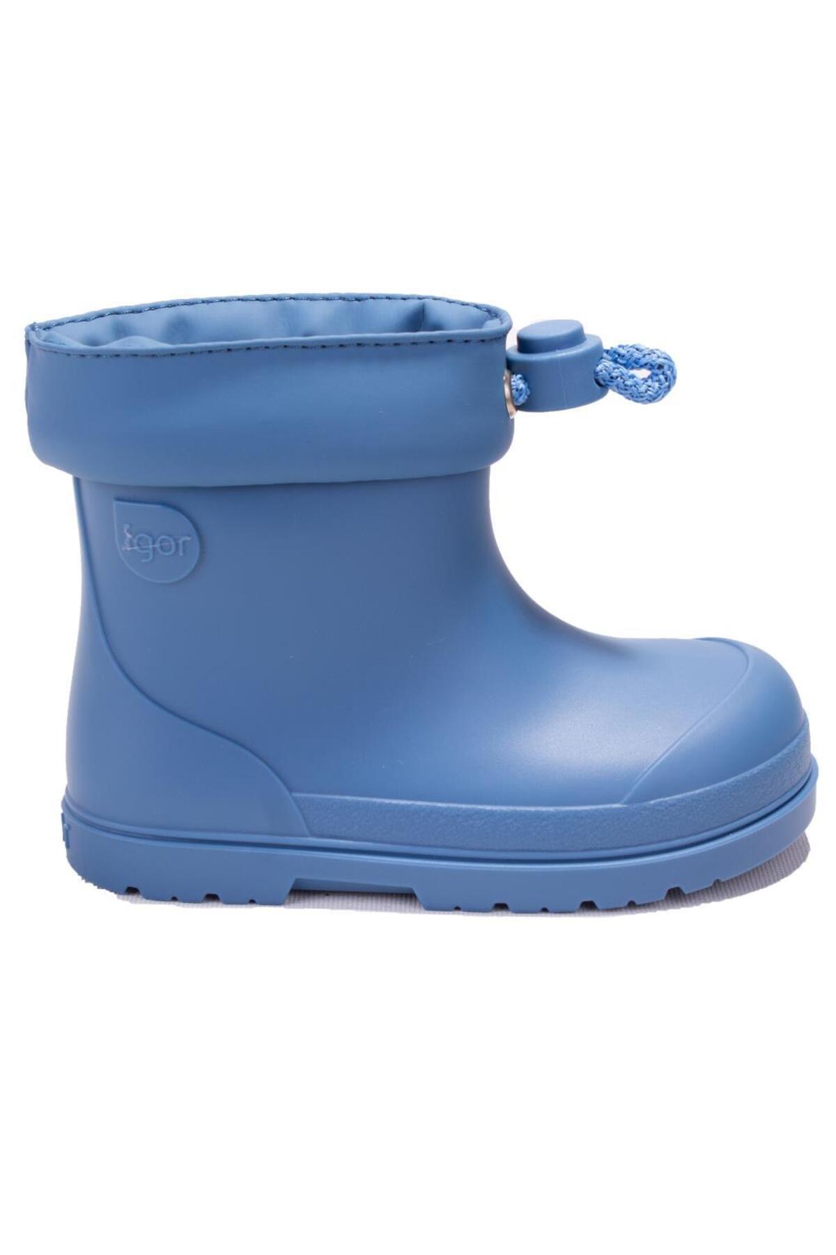 W10305 Mendi Mavi Ortopedik Erkek Çocuk Yağmur Çizme / Beden : 21 / Cinsiyet : Kadın / Kız