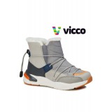 21k.368 Gri Kürklü Çocuk Bot VİCCO21K368GR / Beden : 33 / Cinsiyet : Unisex