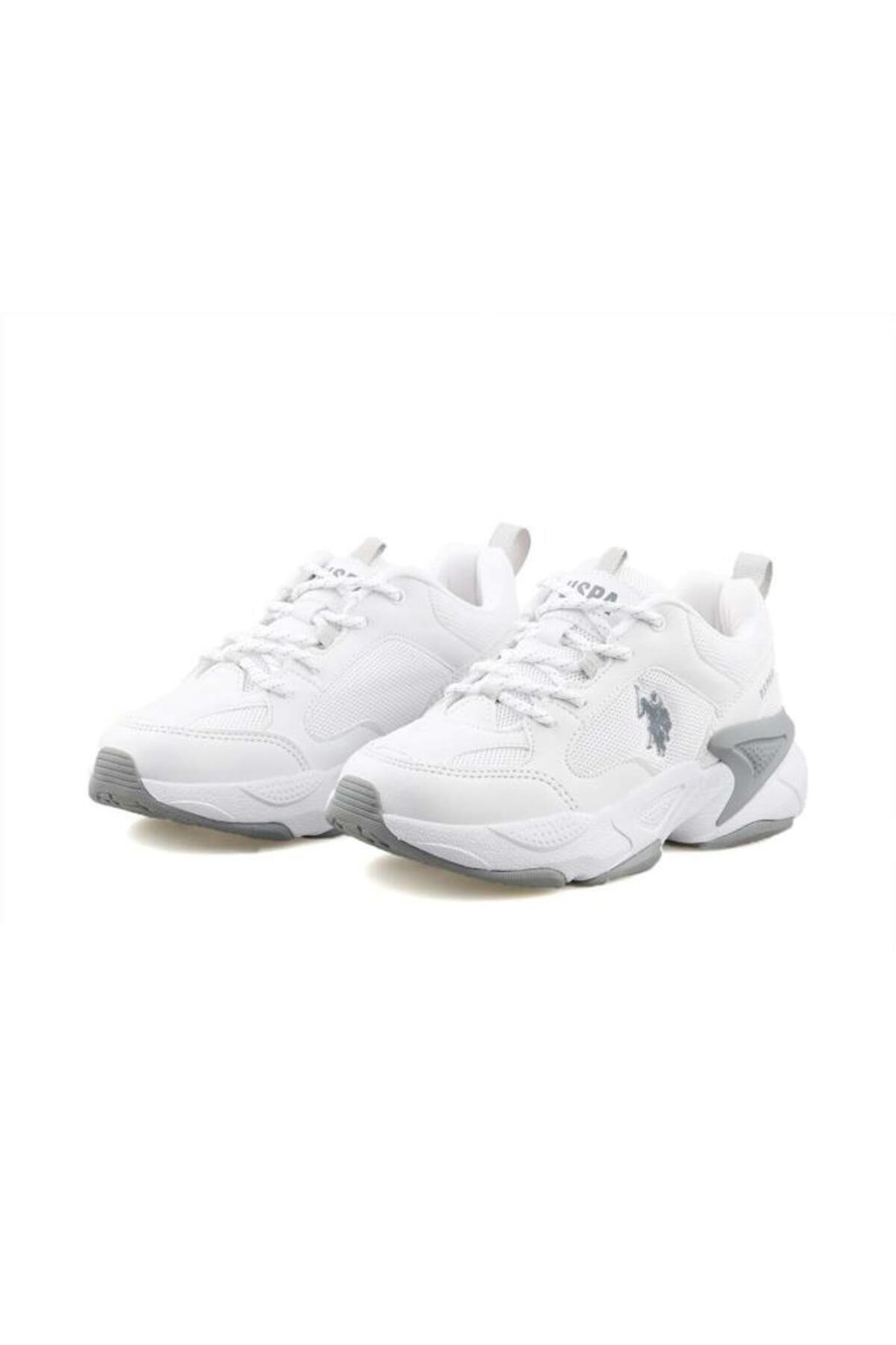 U.S. Polo Assn. MAYBE WMN 5FX 101947173 Kadın Spor Ayakkabı Beyaz 36-40 Sneaker / Beden : 40 / Cinsiyet : Kadın / Kız