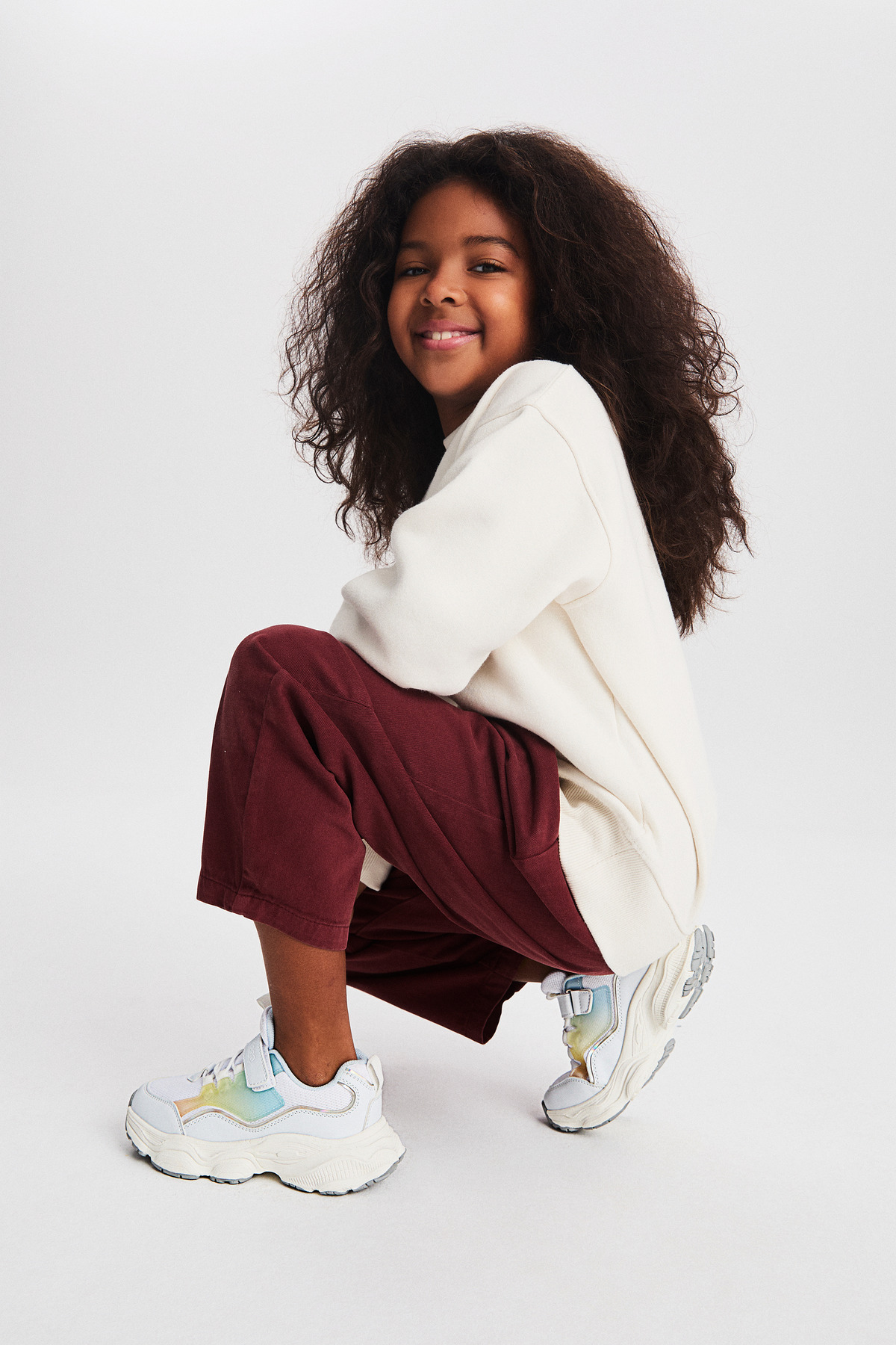 Teide Basic Kız Çocuk Beyaz Spor Ayakkabı / Beden : 34 / Cinsiyet : Kadın / Kız