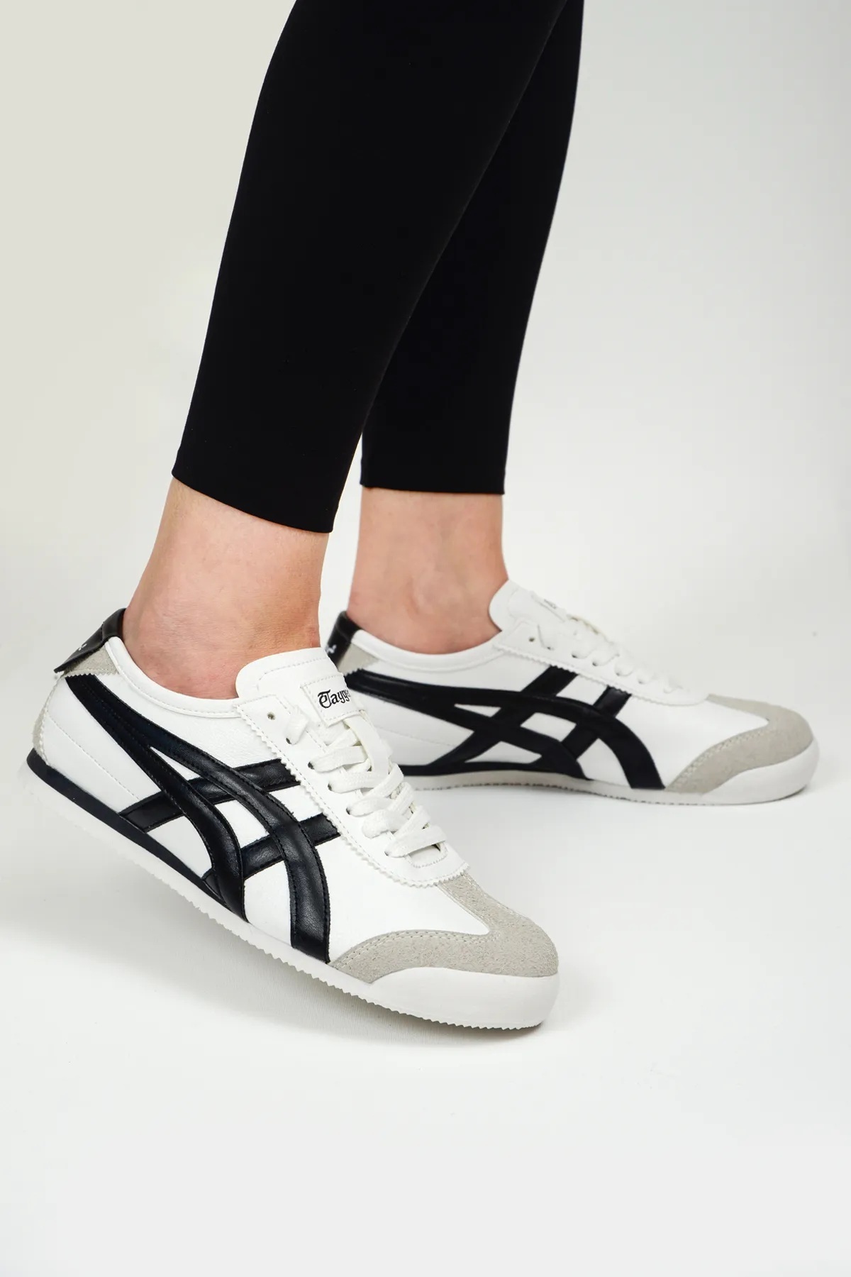 e Tayger Mexico Unisex Sneaker "Beyaz.Siyah" Kaymaz Taban Günlük Spor Ayakkabı / Beden : 44 / Cinsiyet : Unisex