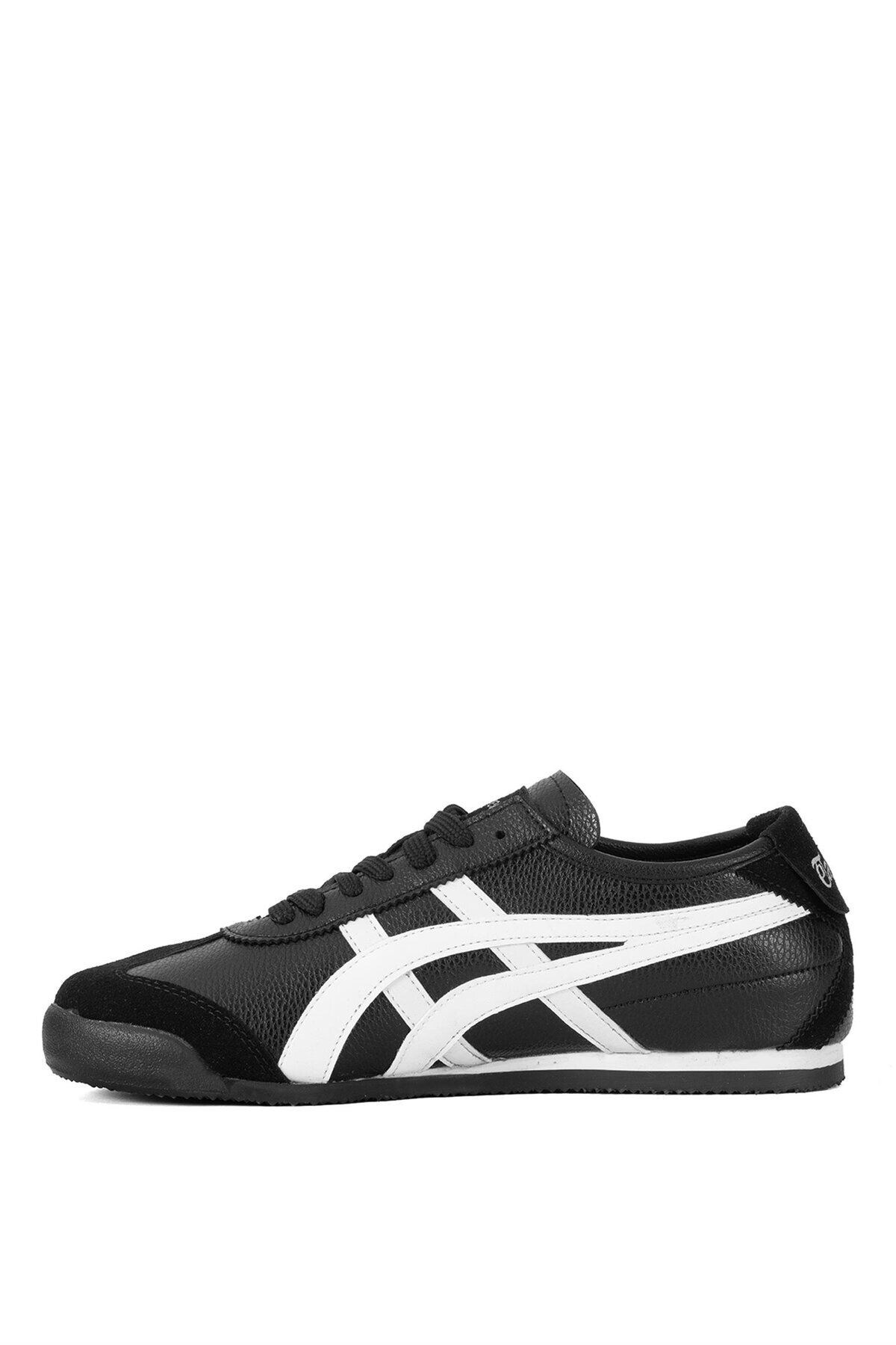 Bağcıklı Günlük Spor Ayakkabı Unisex Siyah-Beyaz Sneaker / Beden : 36 / Cinsiyet : Unisex