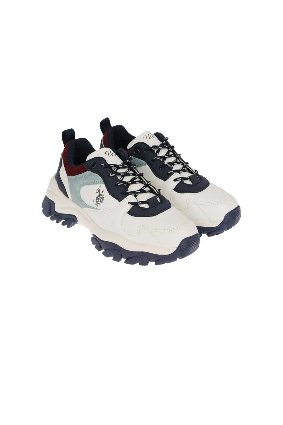 101532673 Tracky 4Fx U.S. Polo Assn. Kadın Spor Ayakkabı A101532673 BEYAZ/MAVİ Yürüyüş Ayakkabısı / Beden : 39 / Cinsiyet : Kadın / Kız