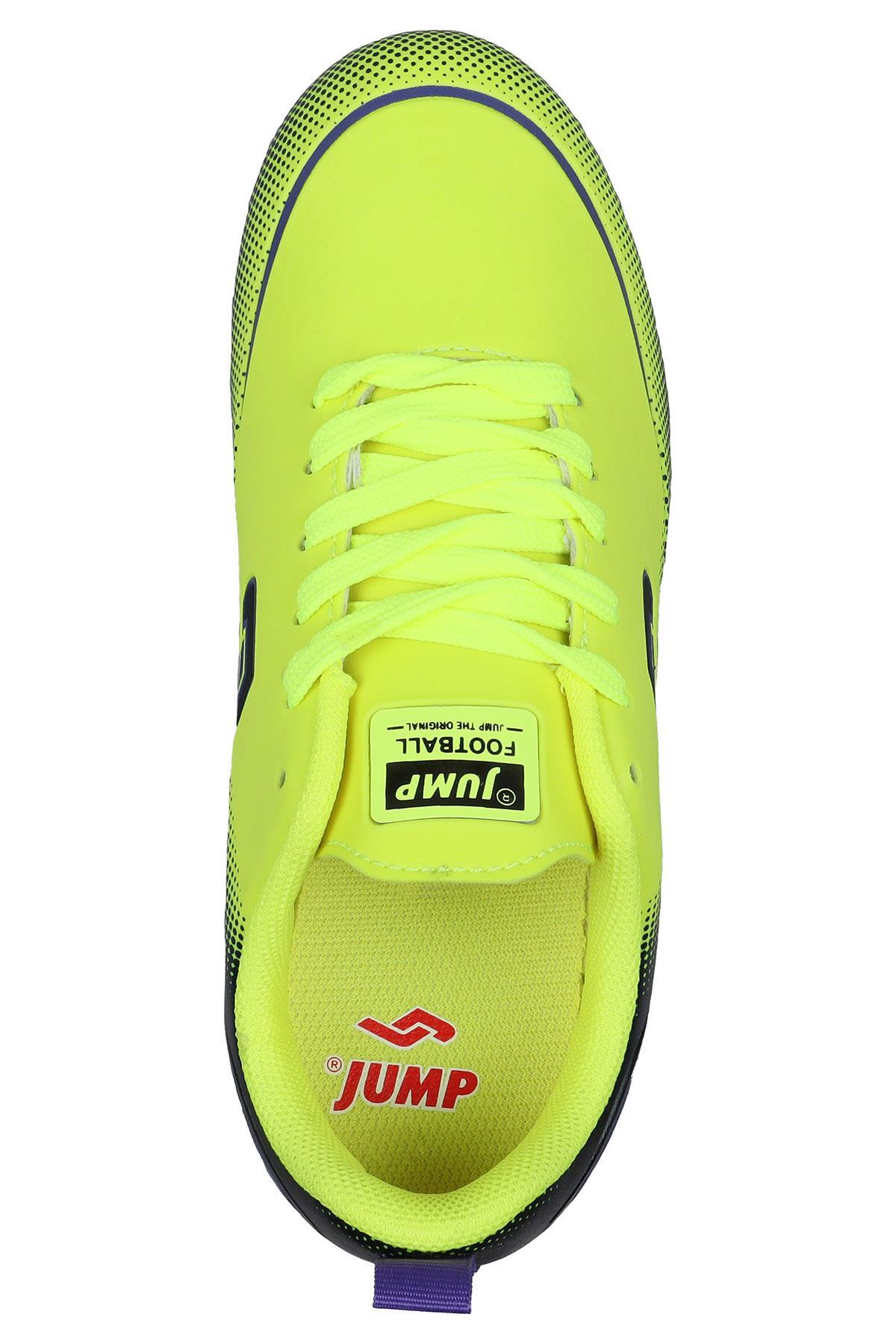 30290 Neon Yeşil Çocuk Çim - Halı Saha Krampon Futbol Ayakkabısı / Beden : 32 / Cinsiyet : Unisex