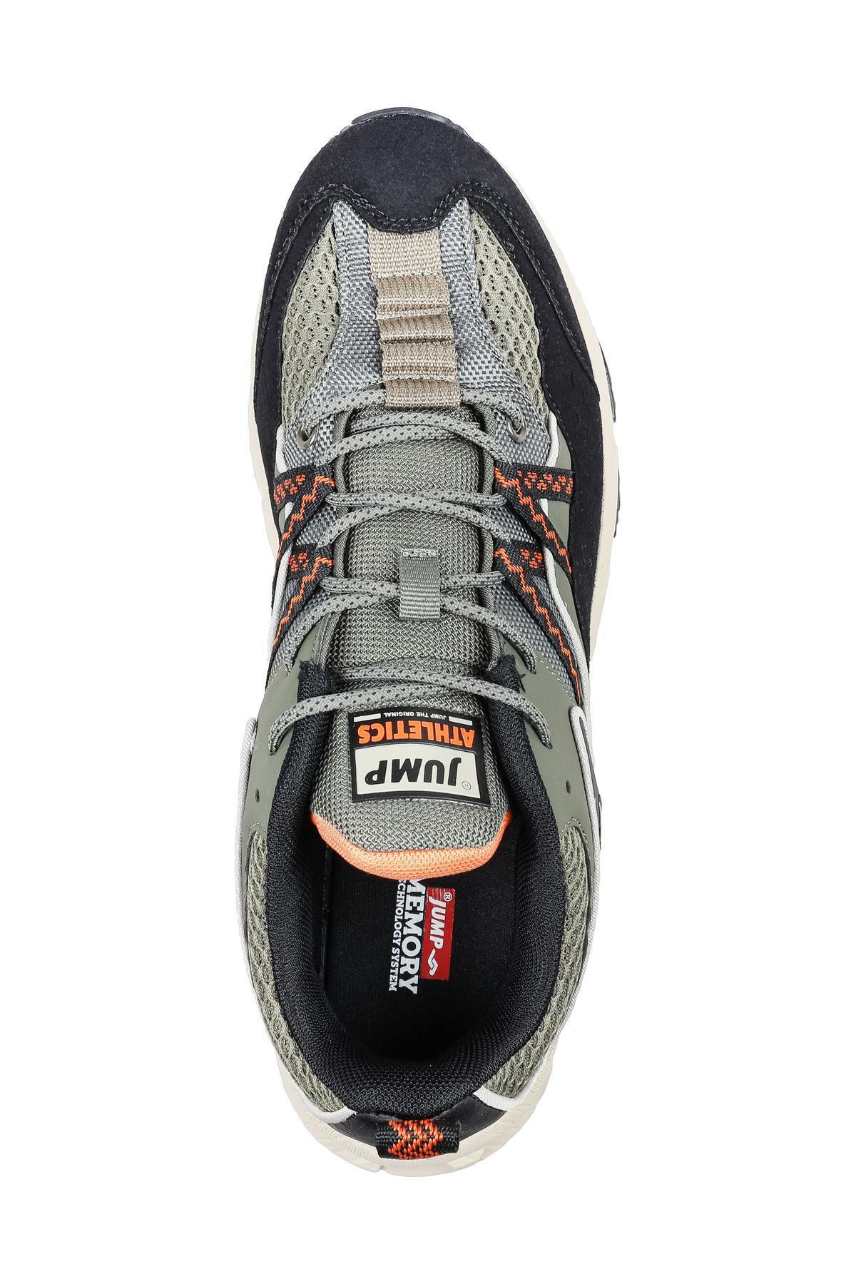 30553 Haki - Siyah Erkek Sneaker Günlük Spor Ayakkabı / Beden : 44 / Cinsiyet : Erkek