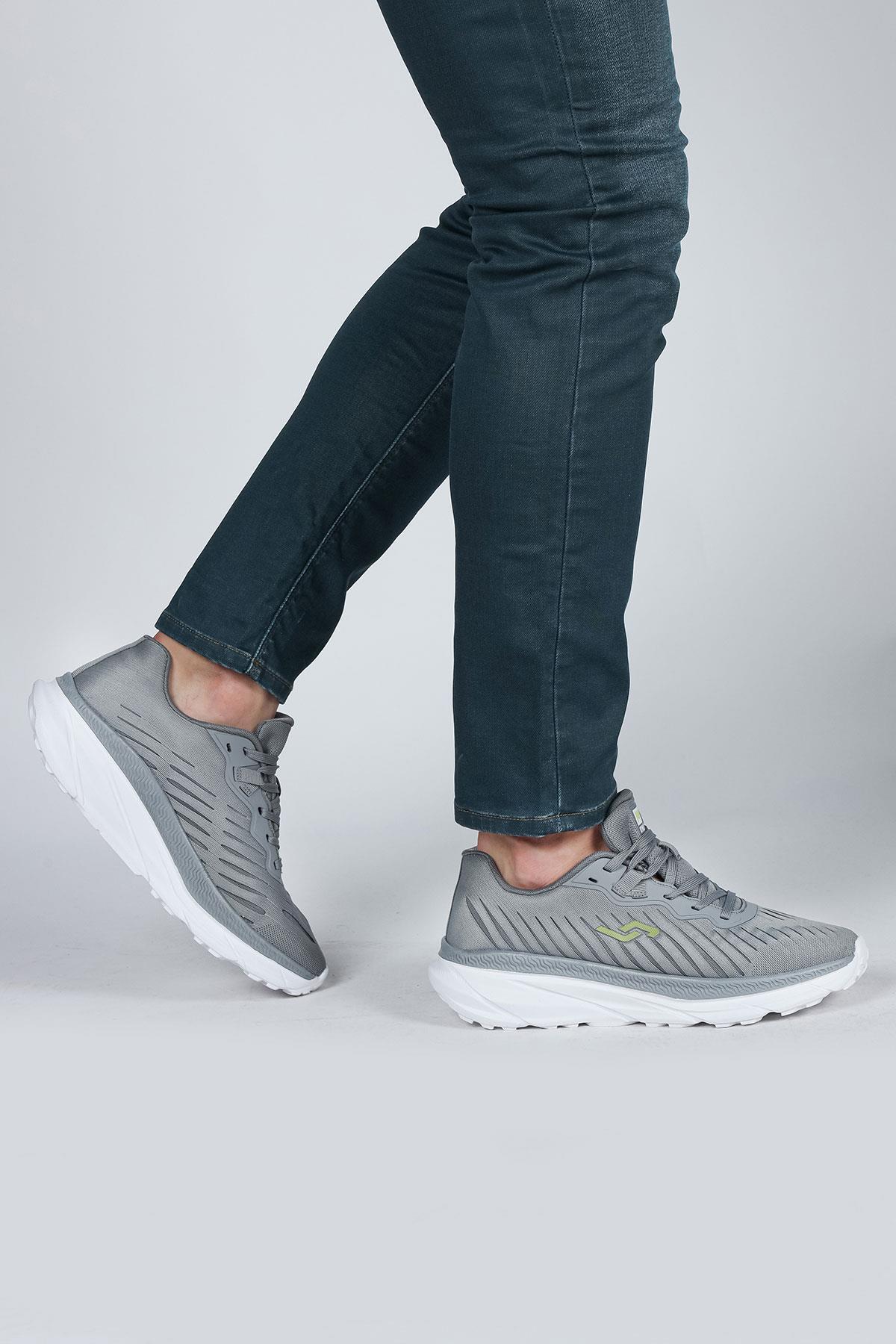 29769 Gri Erkek Sneaker Günlük Spor Ayakkabı / Beden : 42 / Cinsiyet : Erkek