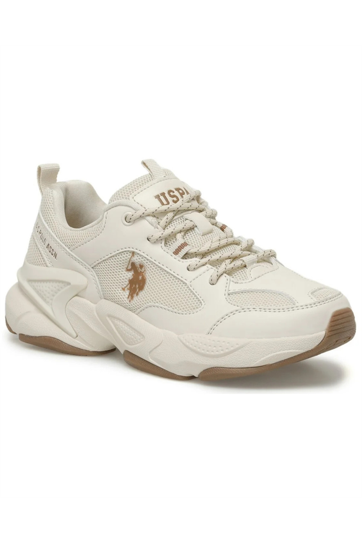 U.s. Polo Assn. Maybe Wmn 5Fx Kadın Bej Sneaker Ayakkabı / Beden : 38 / Cinsiyet : Kadın / Kız