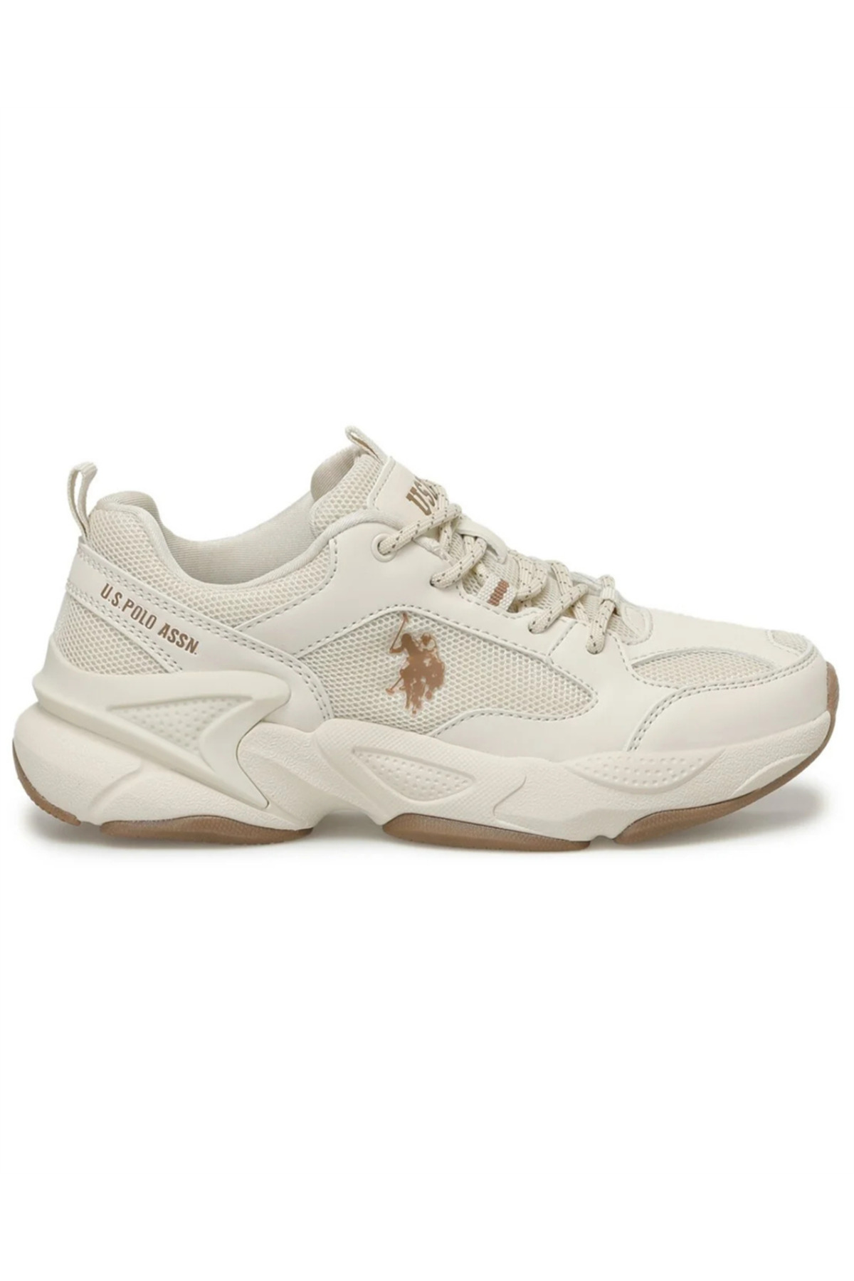 U.s. Polo Assn. Maybe Wmn 5Fx Kadın Bej Sneaker Ayakkabı / Beden : 37 / Cinsiyet : Kadın / Kız