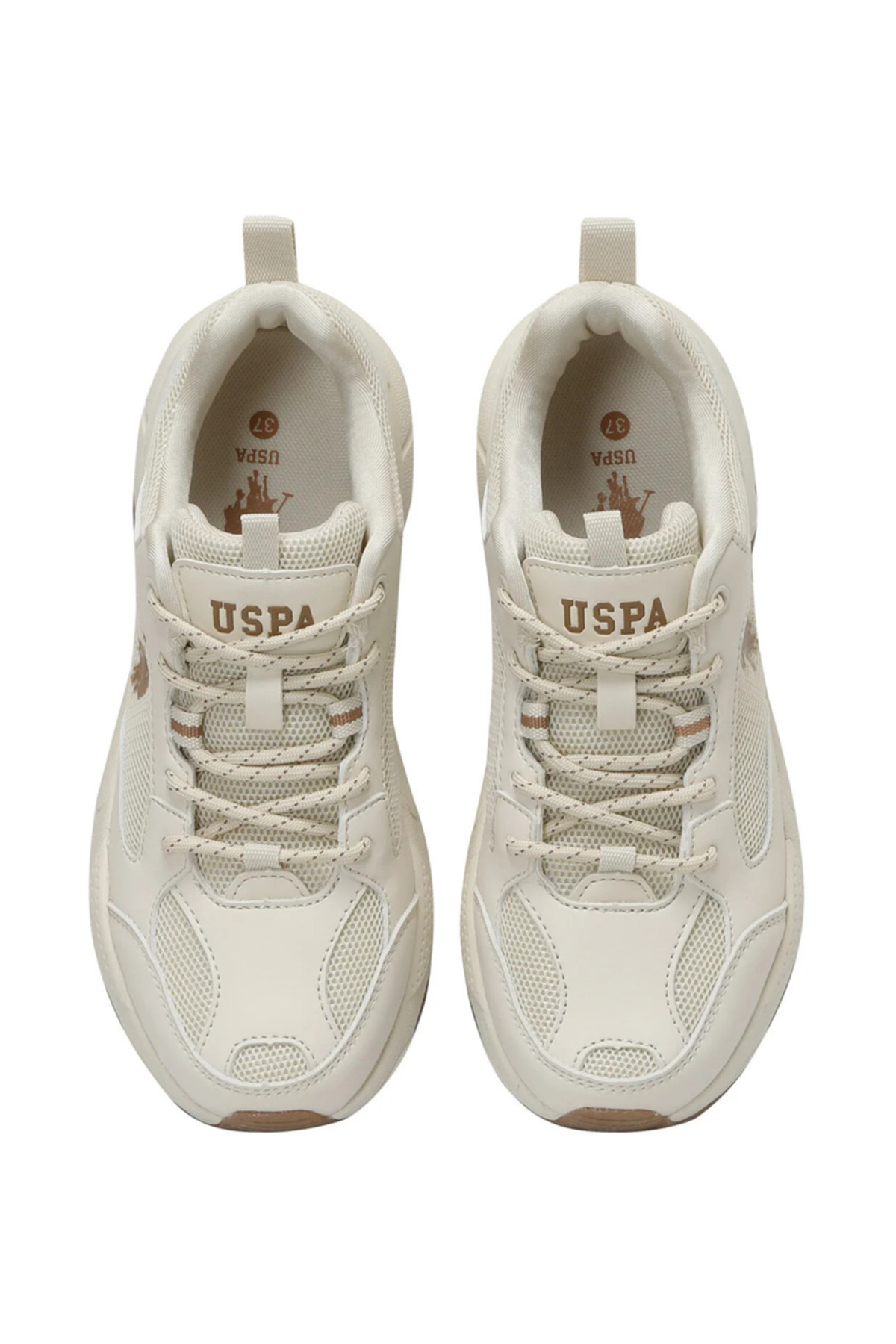 U.s. Polo Assn. Maybe Wmn 5Fx Kadın Bej Sneaker Ayakkabı / Beden : 36 / Cinsiyet : Kadın / Kız