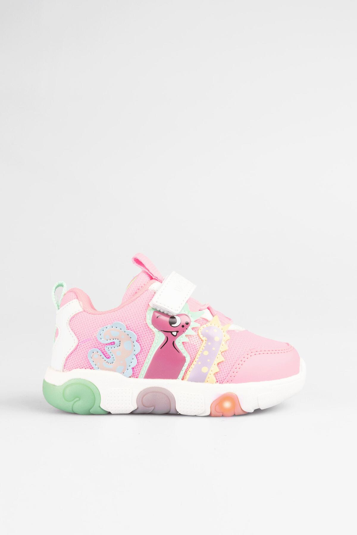 Number Işıklı Kız Okul Öncesi Pembe Spor Ayakkabı / Beden : 30 / Cinsiyet : Kadın / Kız