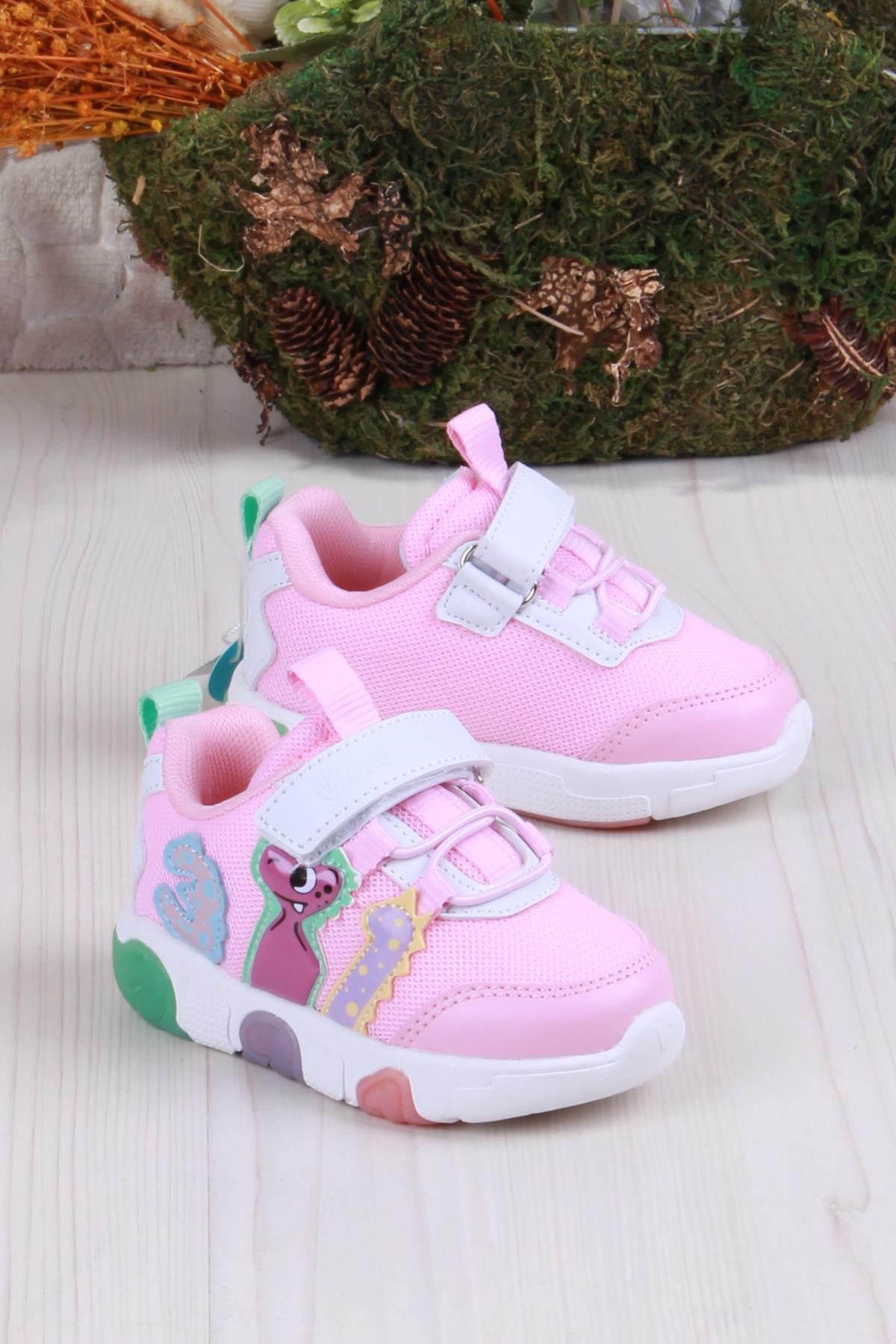 346.P25Y.160 Pembe Number Işıklı Kız Çocuk Ayakkabı / Beden : 30 / Cinsiyet : Kadın / Kız