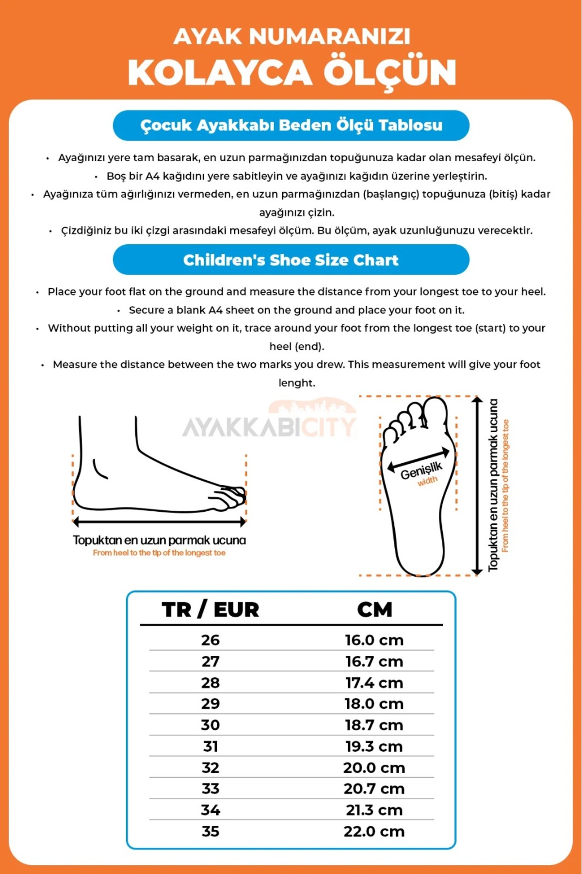 SPOR ÇOCUK COMFORT TERLİK / Beden : 33 / Cinsiyet : Unisex