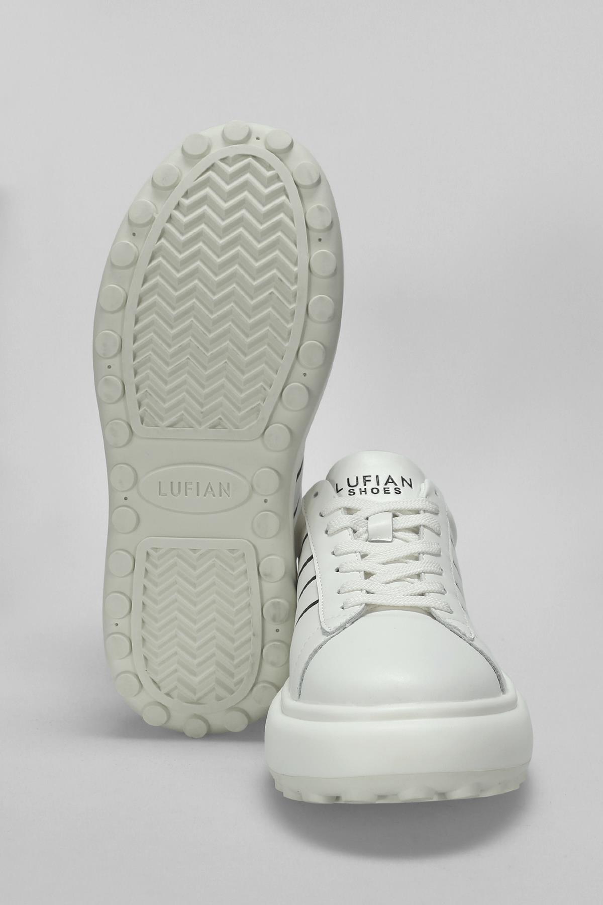 Harold Beyaz Erkek Hakiki Deri Spor Ayakkabı / Beden : 41 / Cinsiyet : Erkek